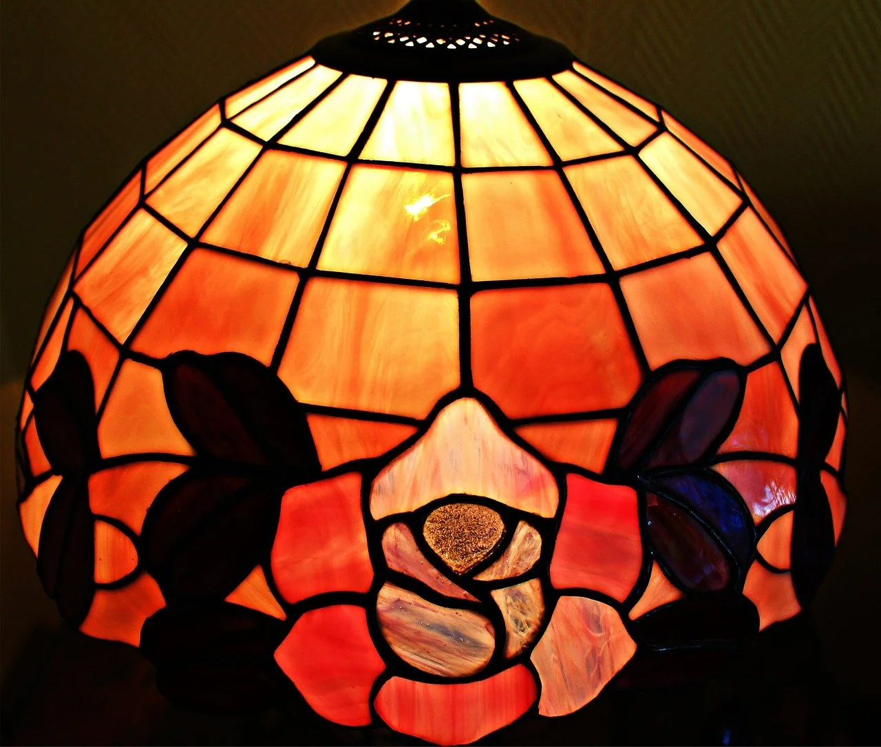 glass lampshade