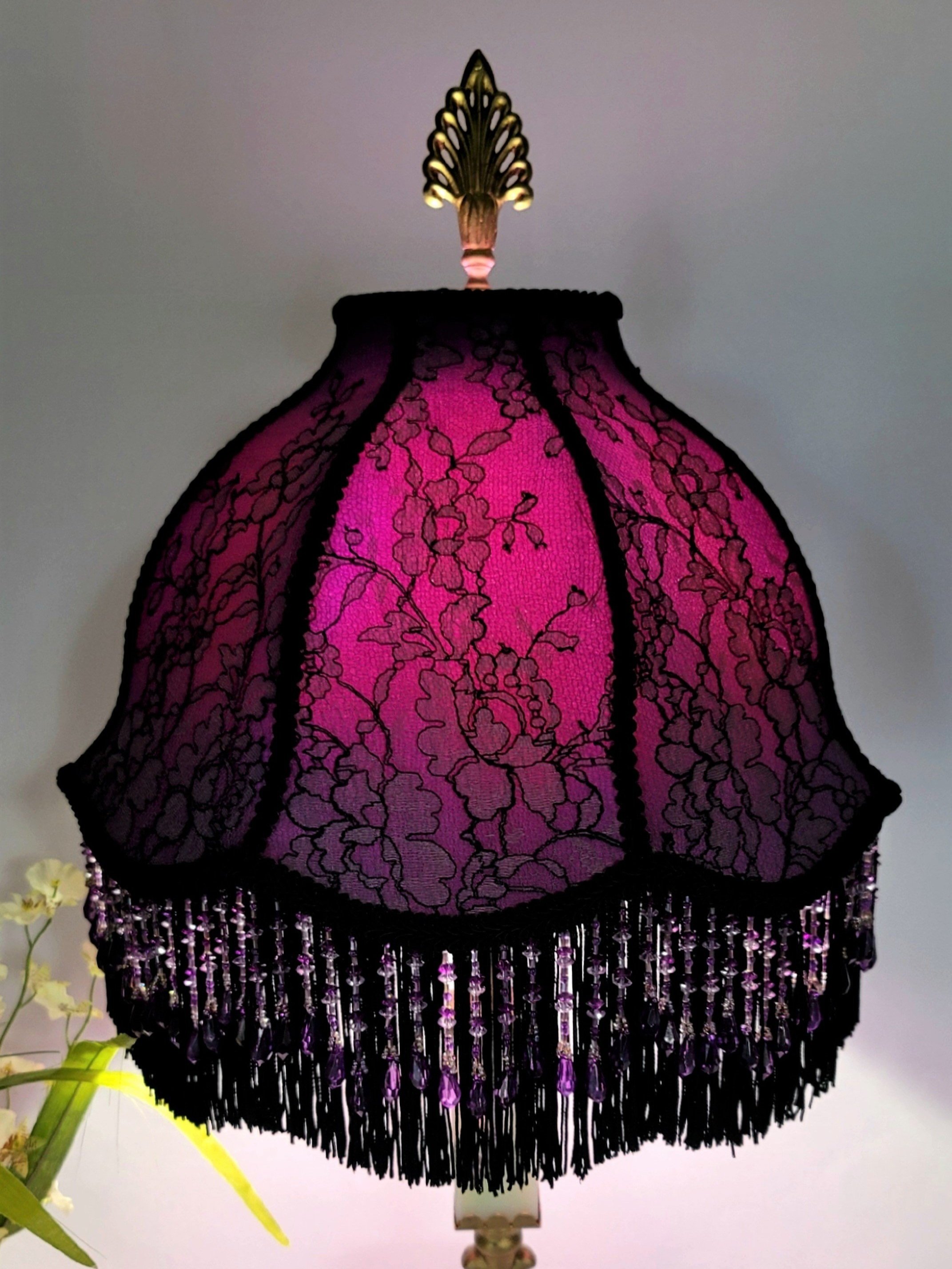 Gothic Victorian Lampshade Elegance Lamps