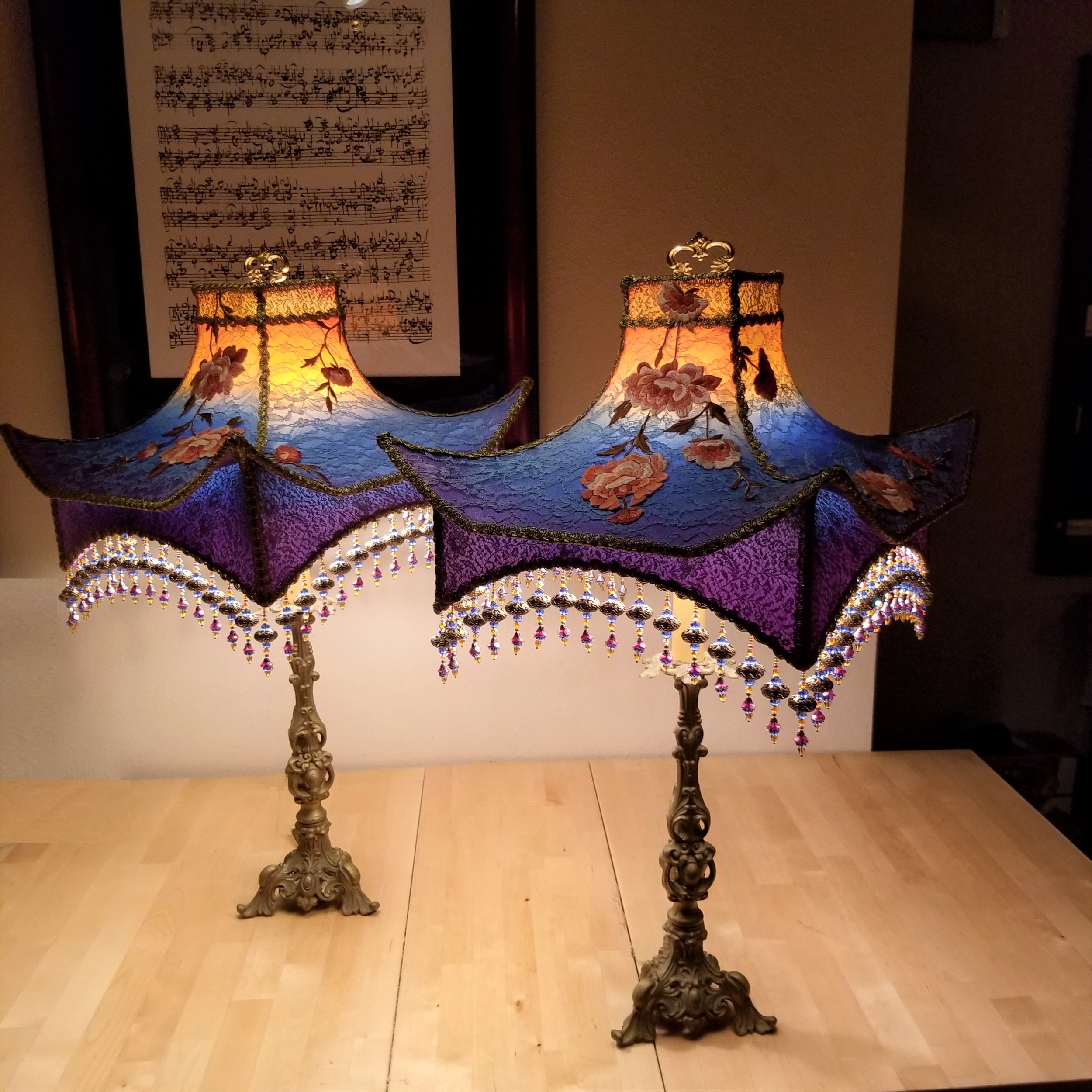 Chinoiserie Victorian Lampshades Elegance Lamps