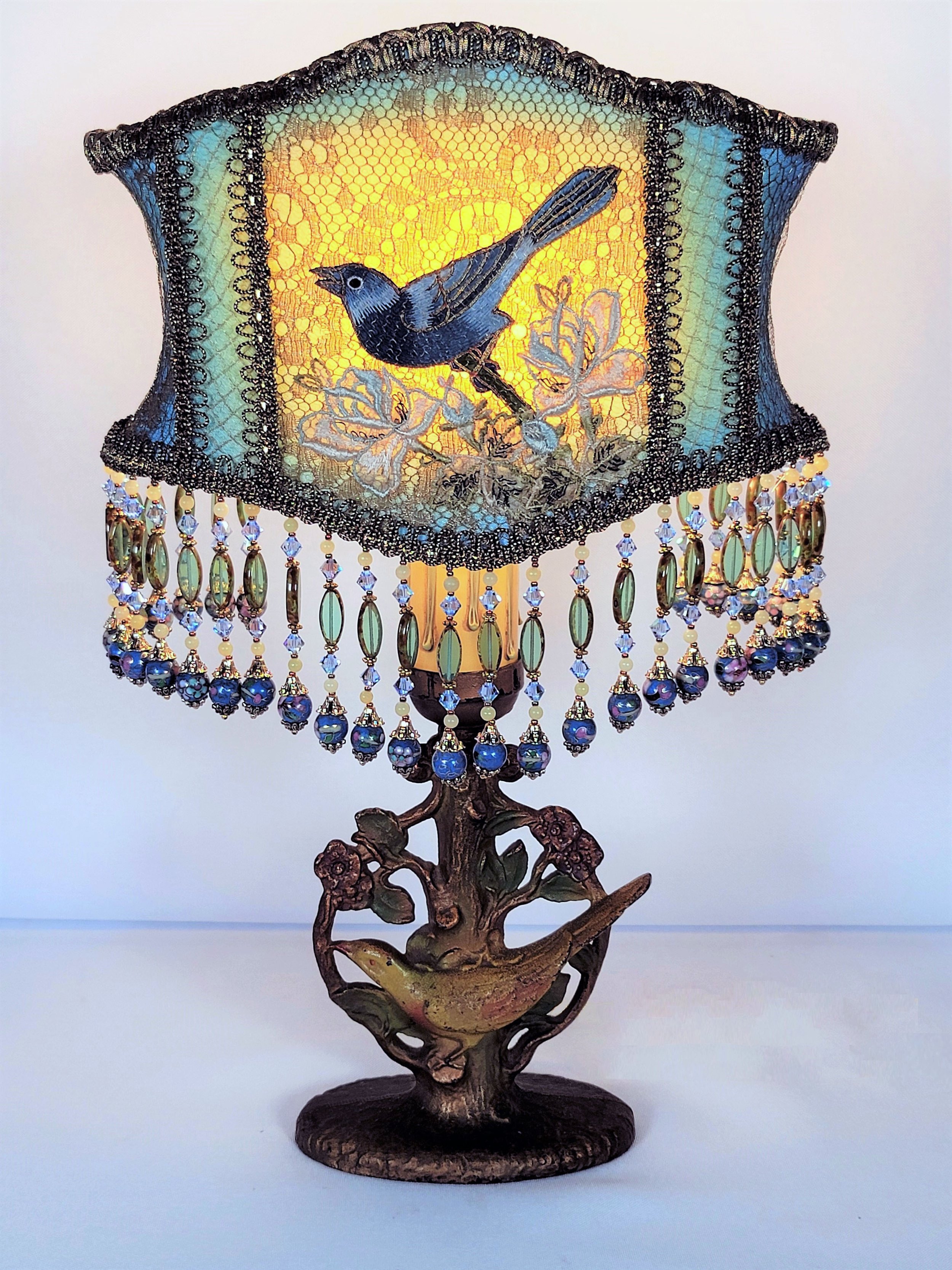 Vintage Style Victorian Lampshade Elegance Lamps