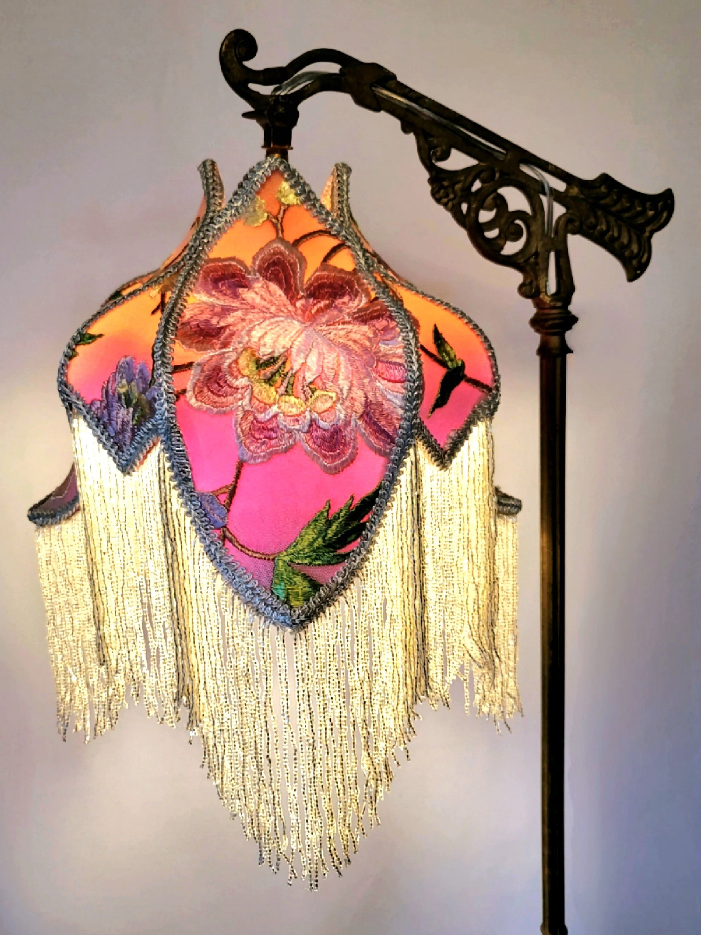 Victorian lampshades vintage style