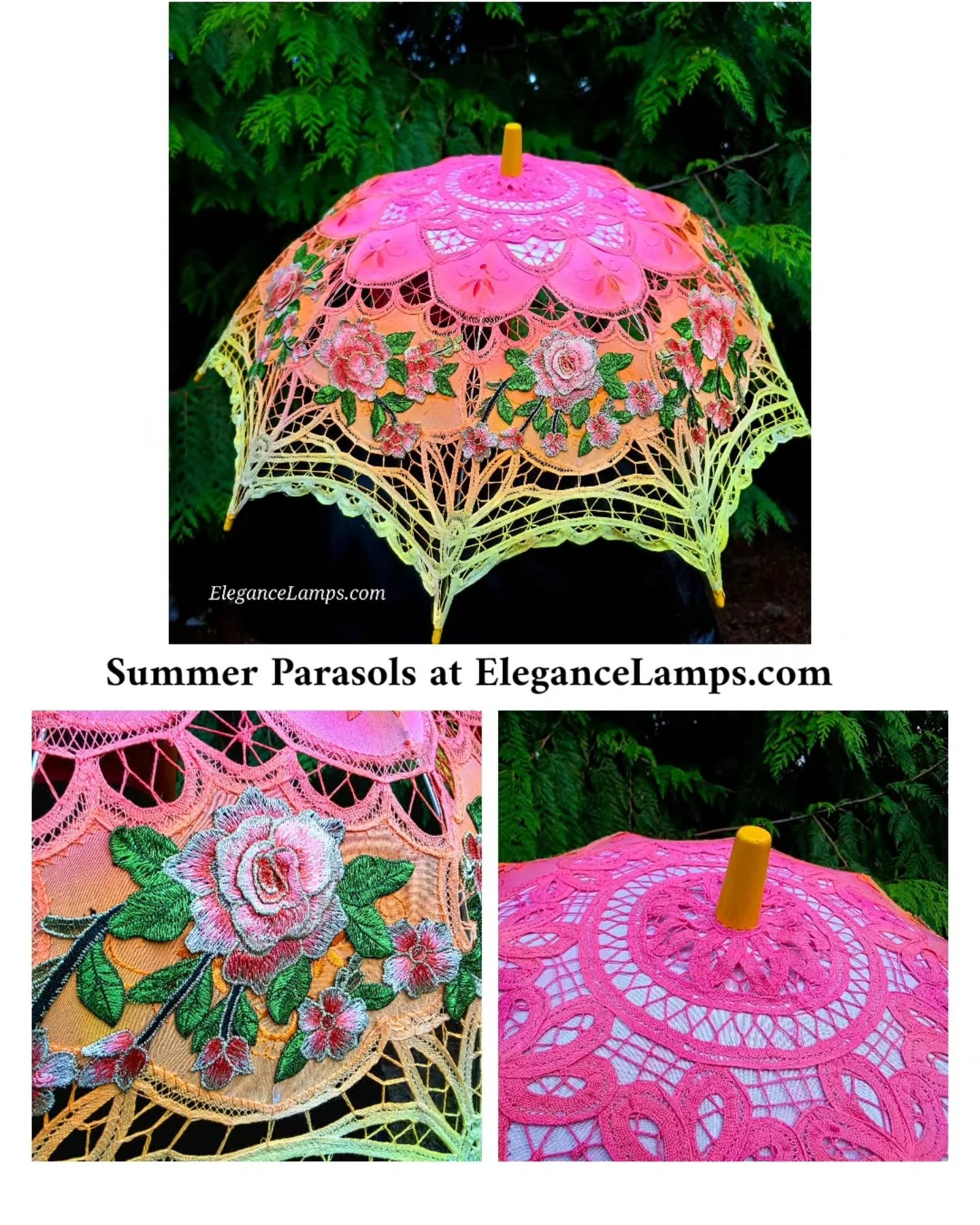 Staying cool in the sun with style! Handmade in Seattle and one of a kind. Your style! EleganceLamps.com 
.
.
.##summervibes #summerstyle #festivals #parasol #fashion fashionstyle