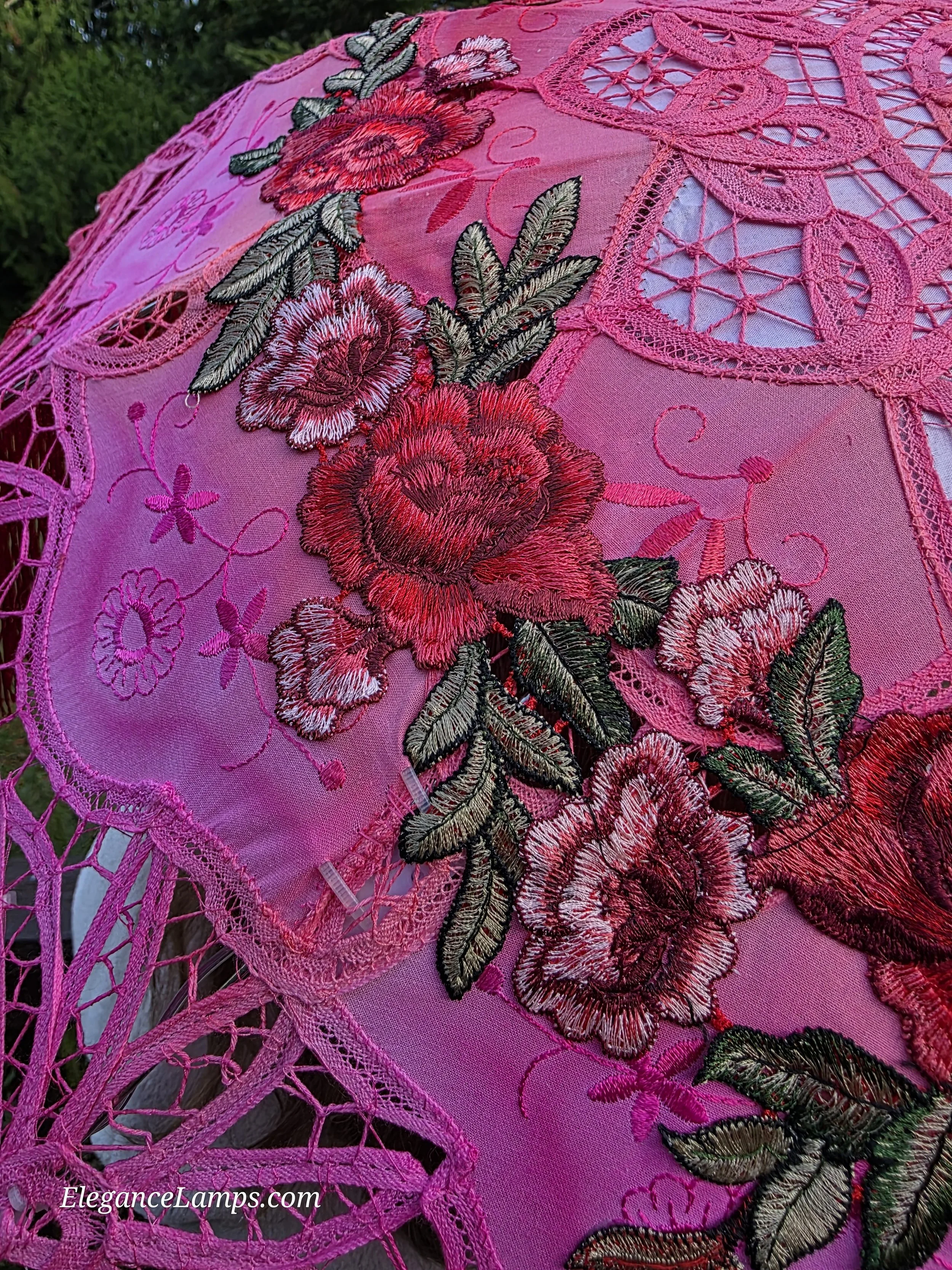 floral parasol elegance lamps