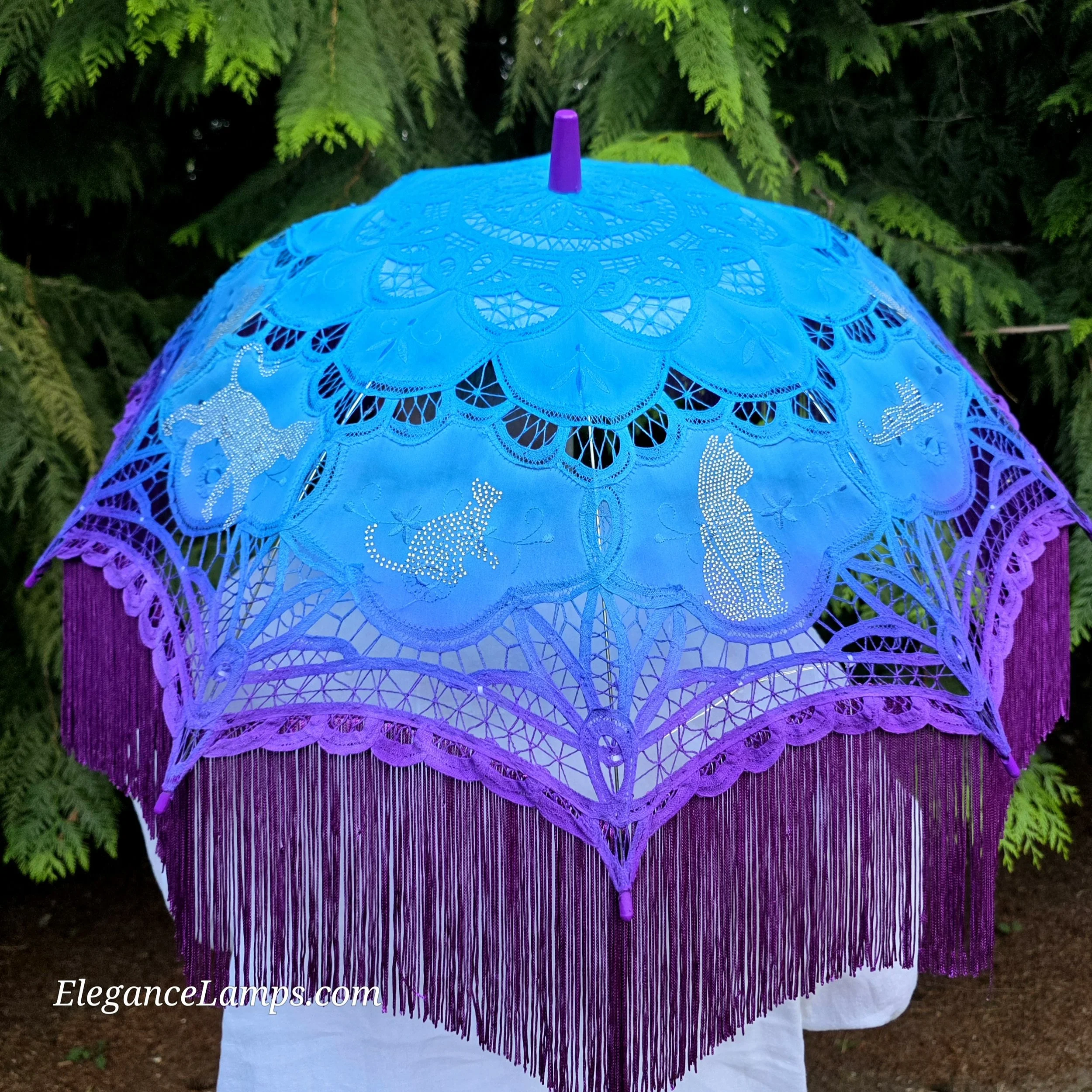 fringe parasol elegance lamps