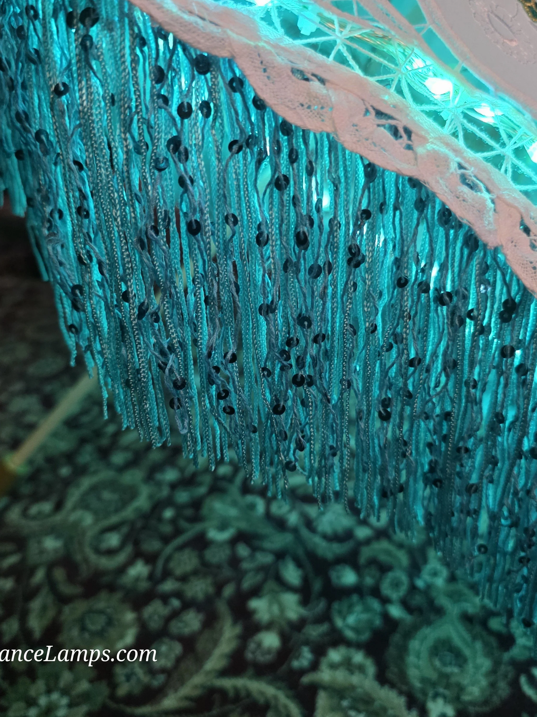parasol with fringe