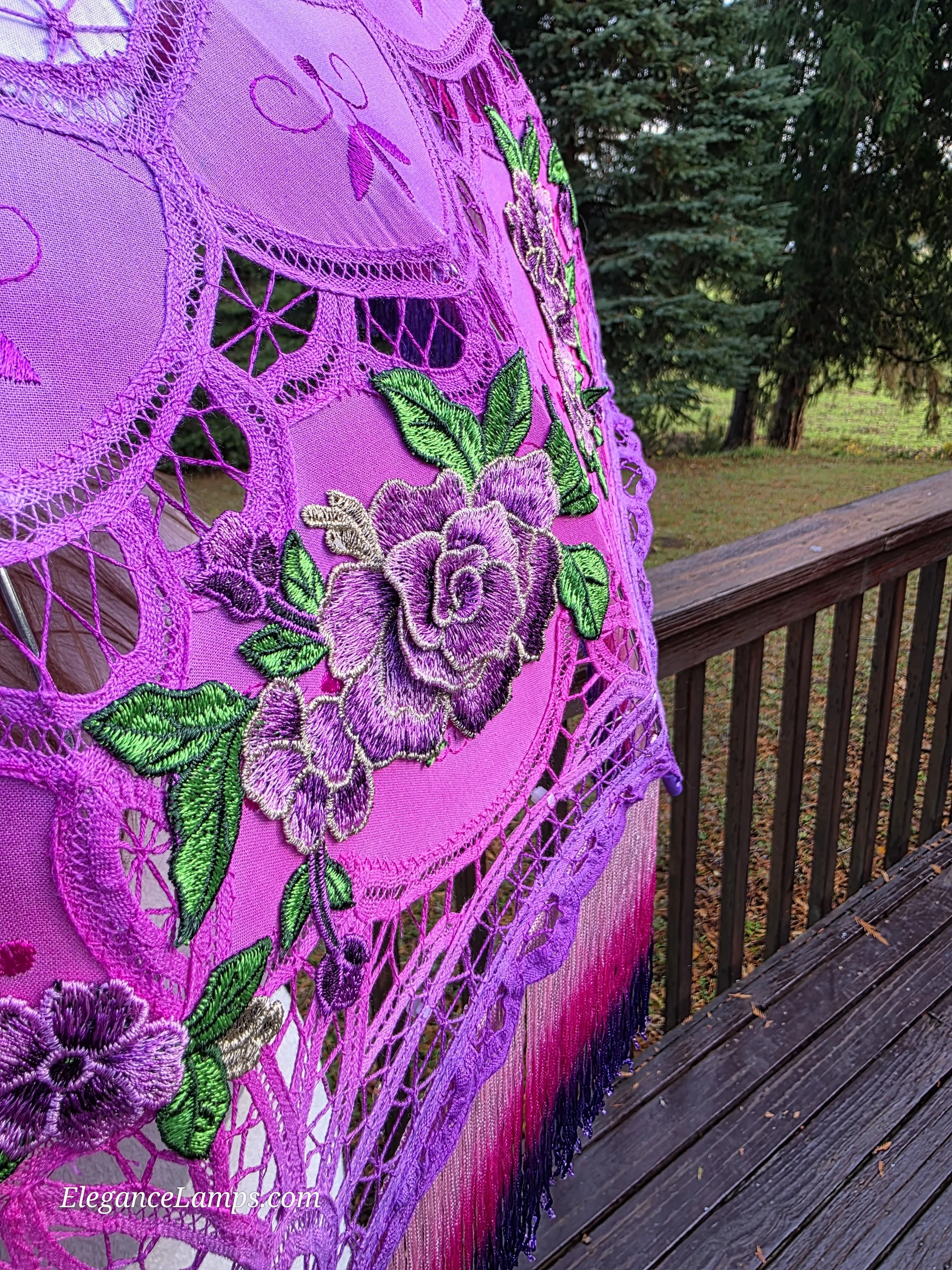 floral parasol