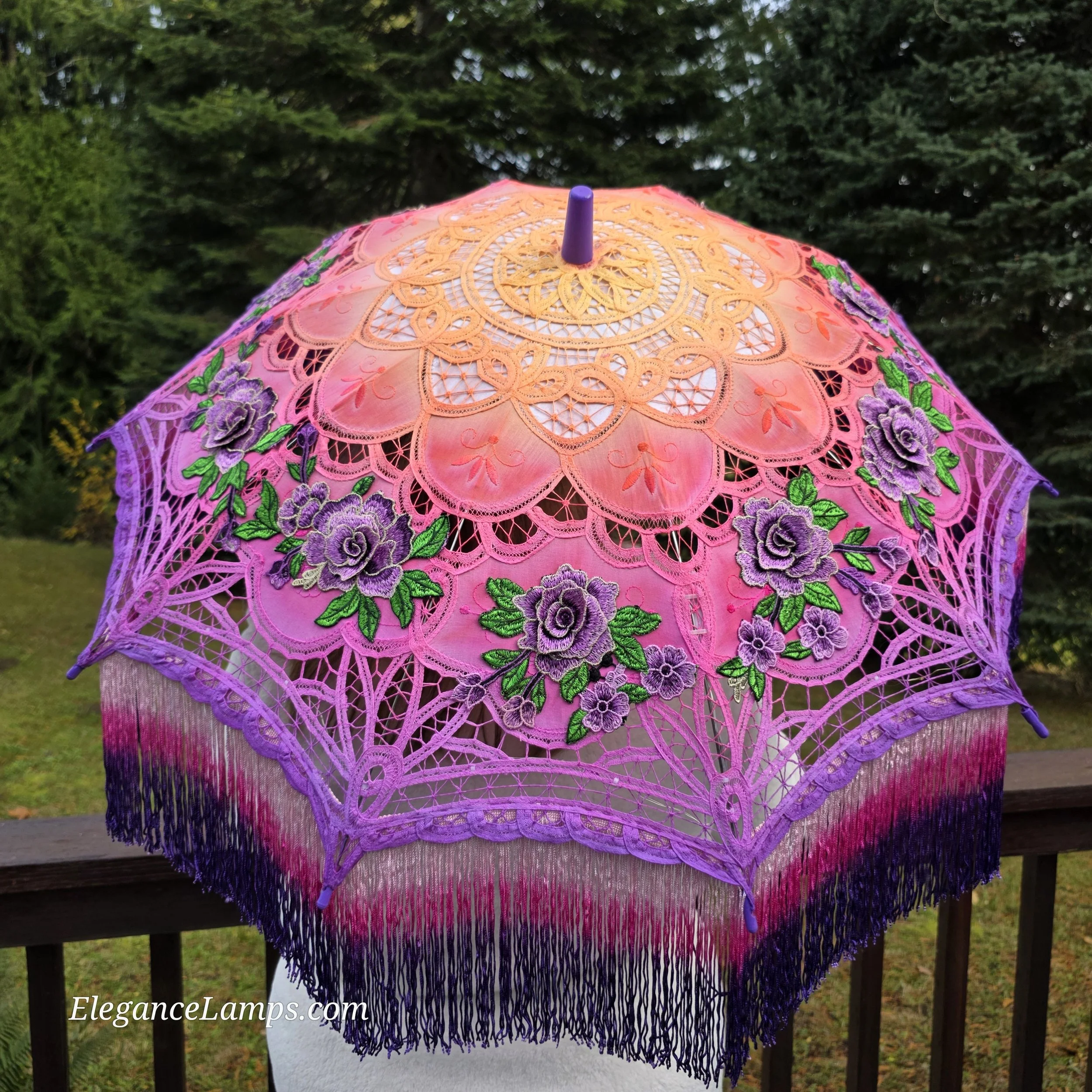 fashion parasol elegance lamps