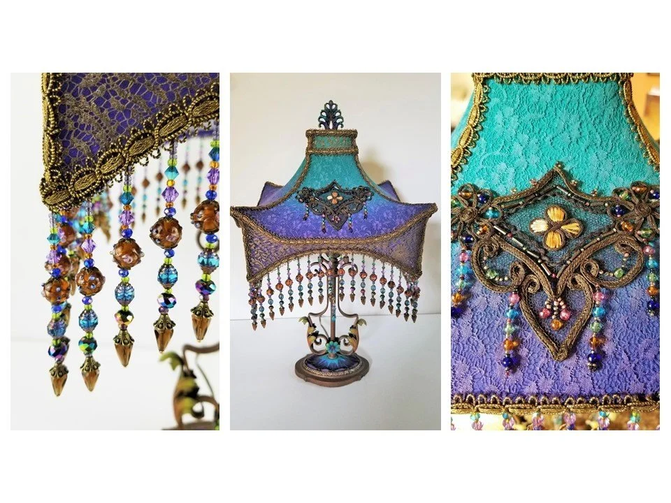 Victorian lampshades elegance lamps