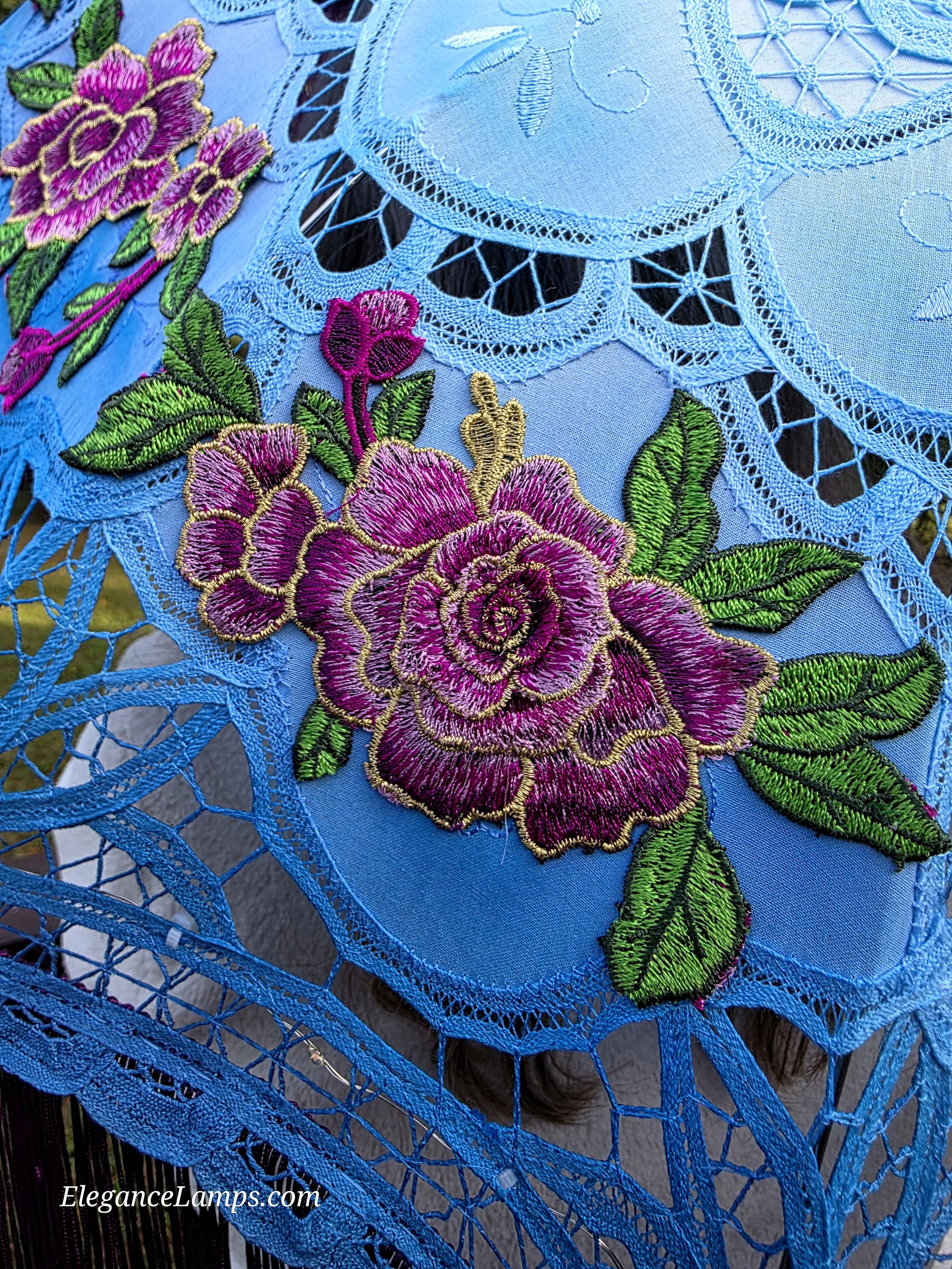 floral parasol elegance lamps