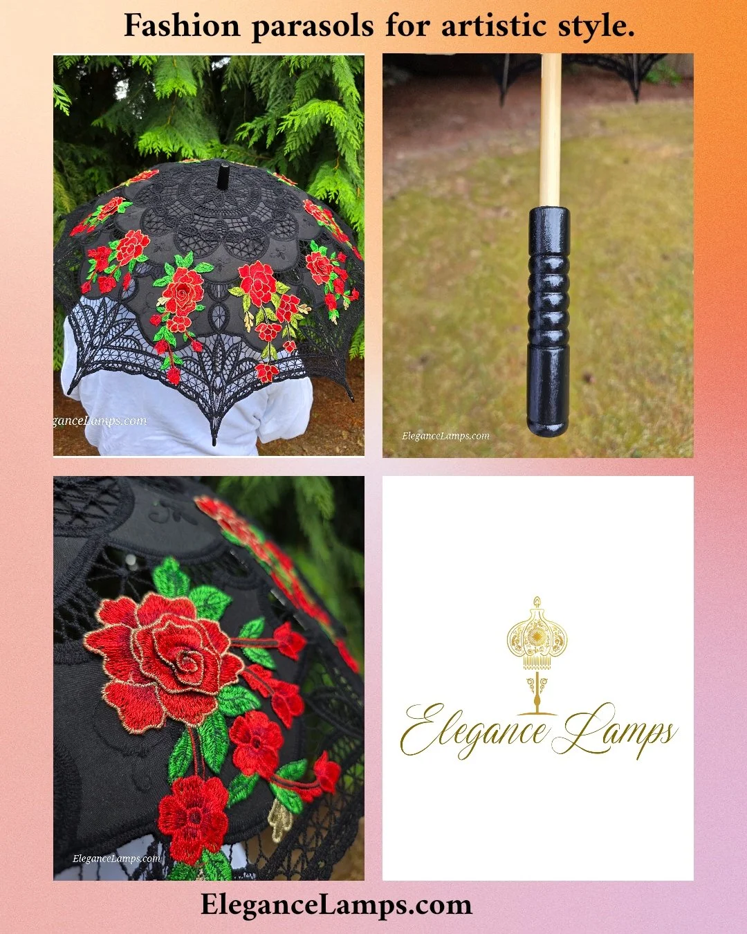 Bacarra Gothic Parasol Elegance Lamps