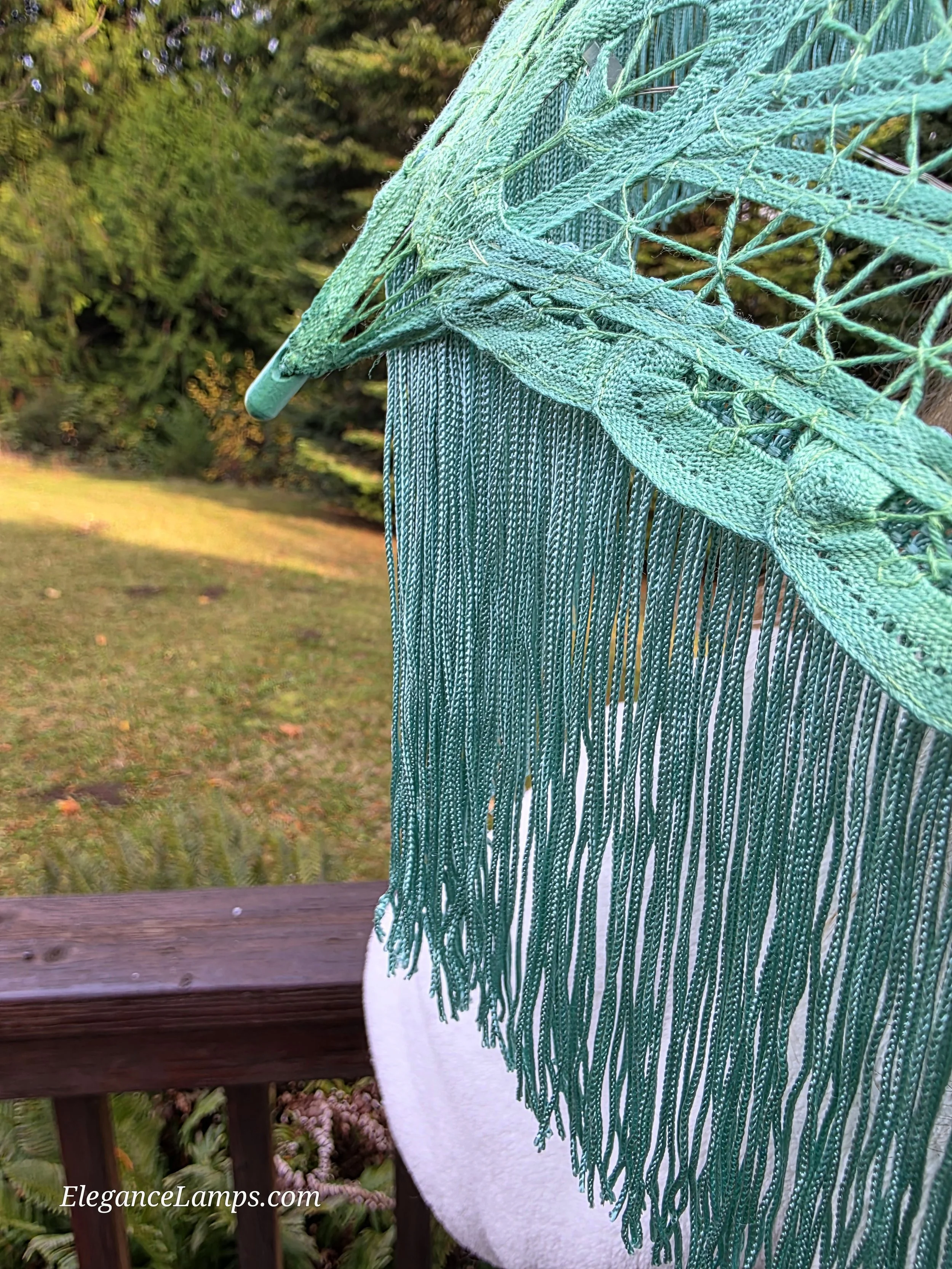 parasol with fringe