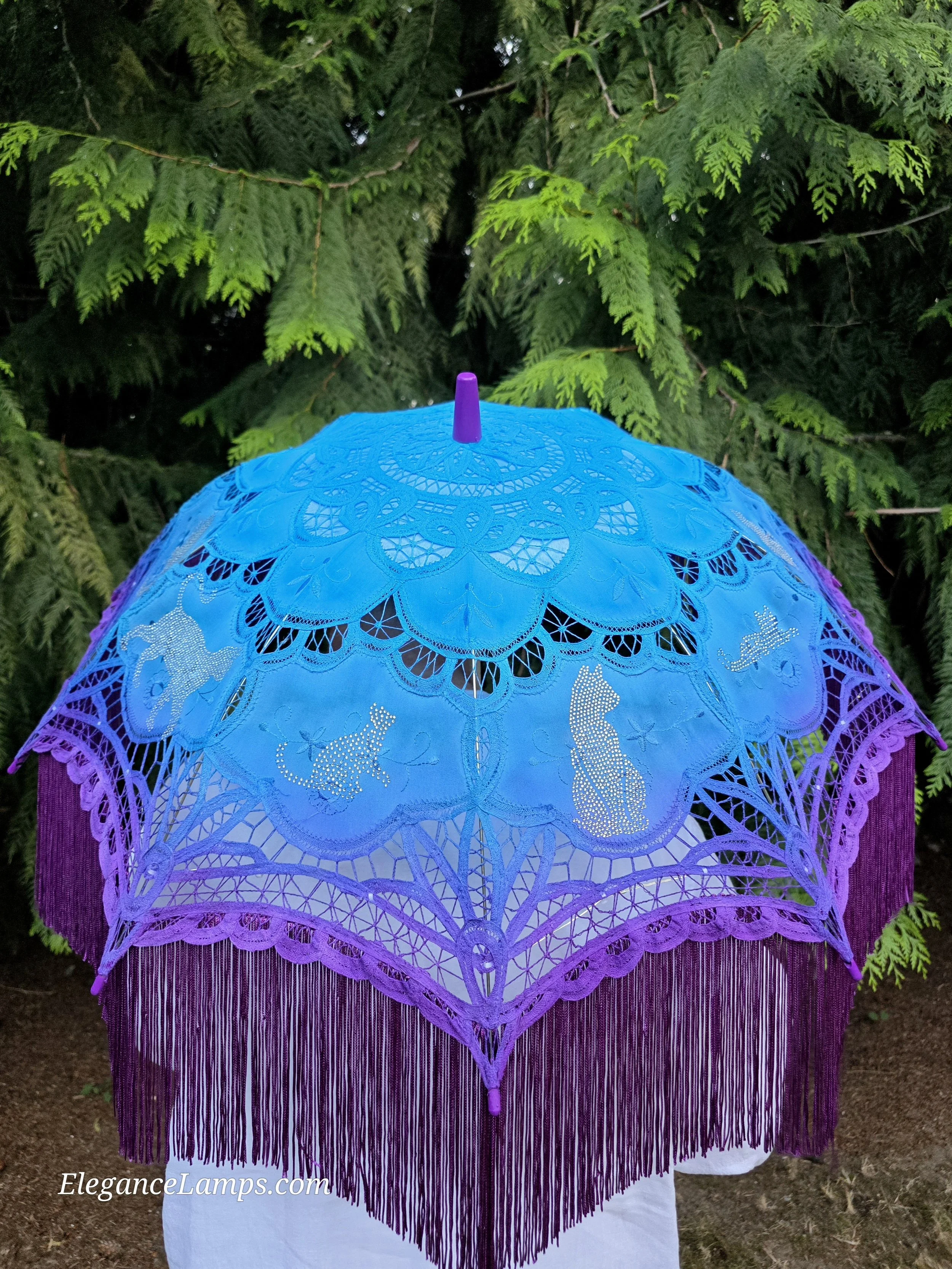 fashion parasol elegance lamps