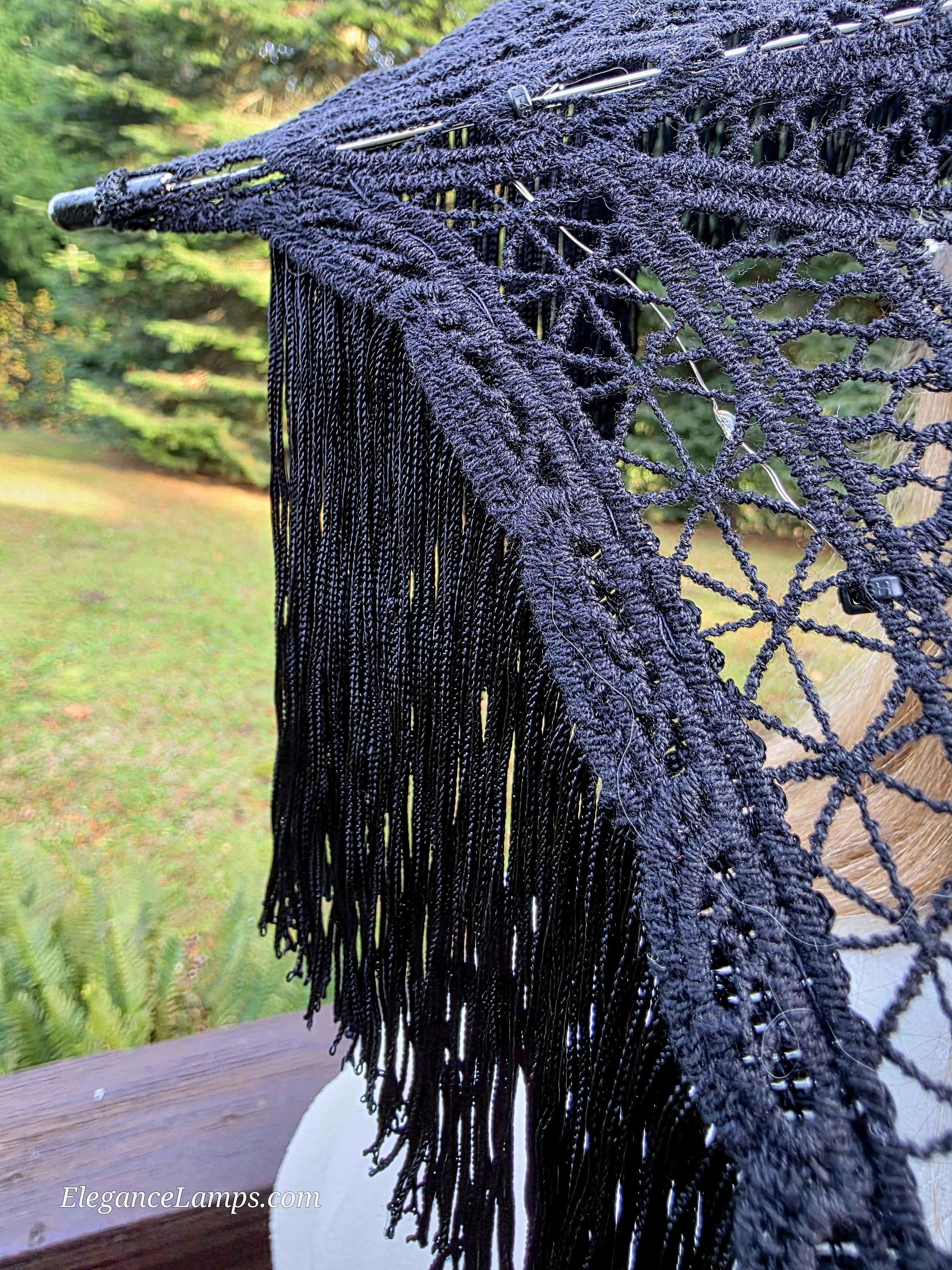 parasol with fringe