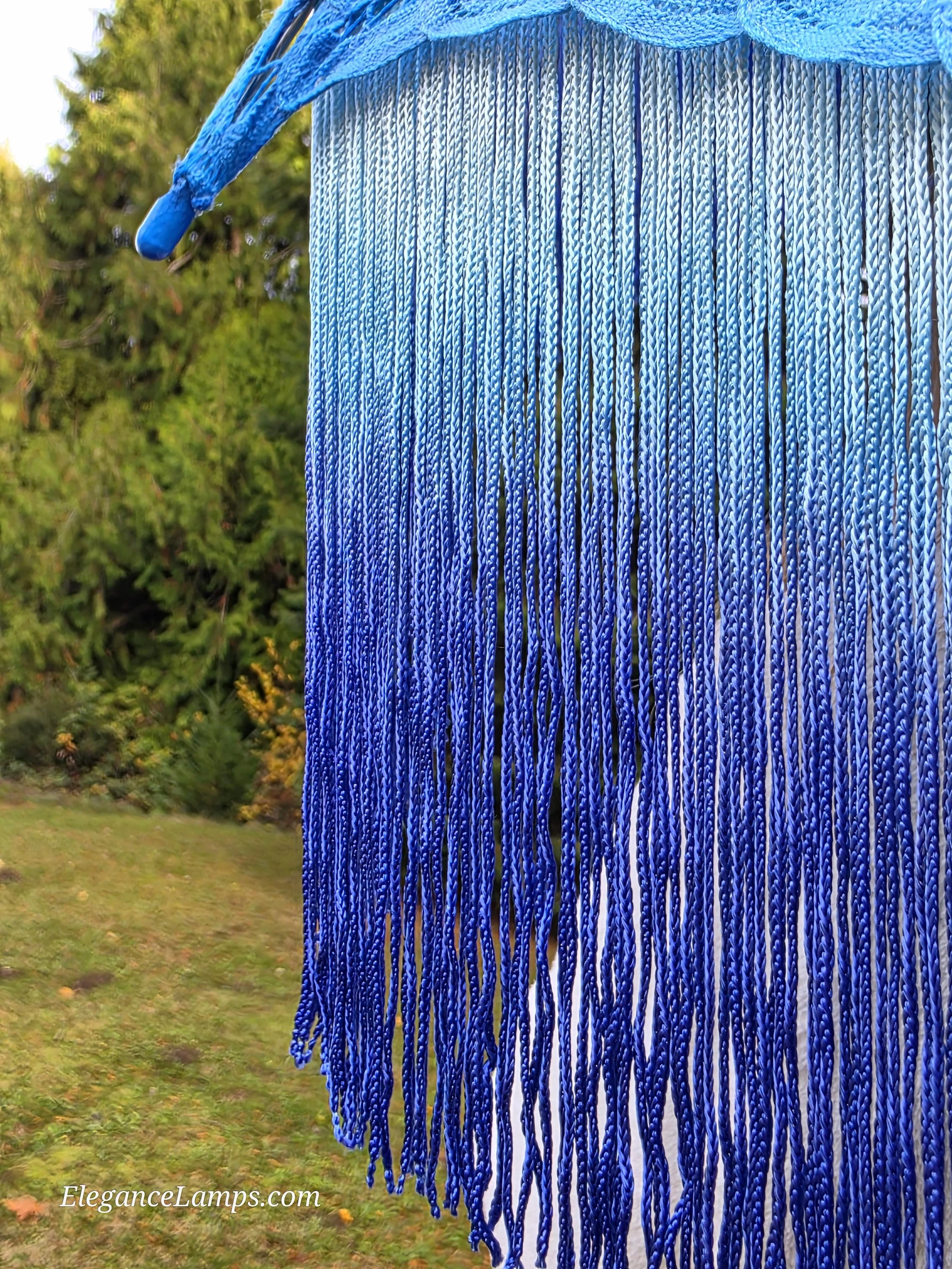 parasol with fringe