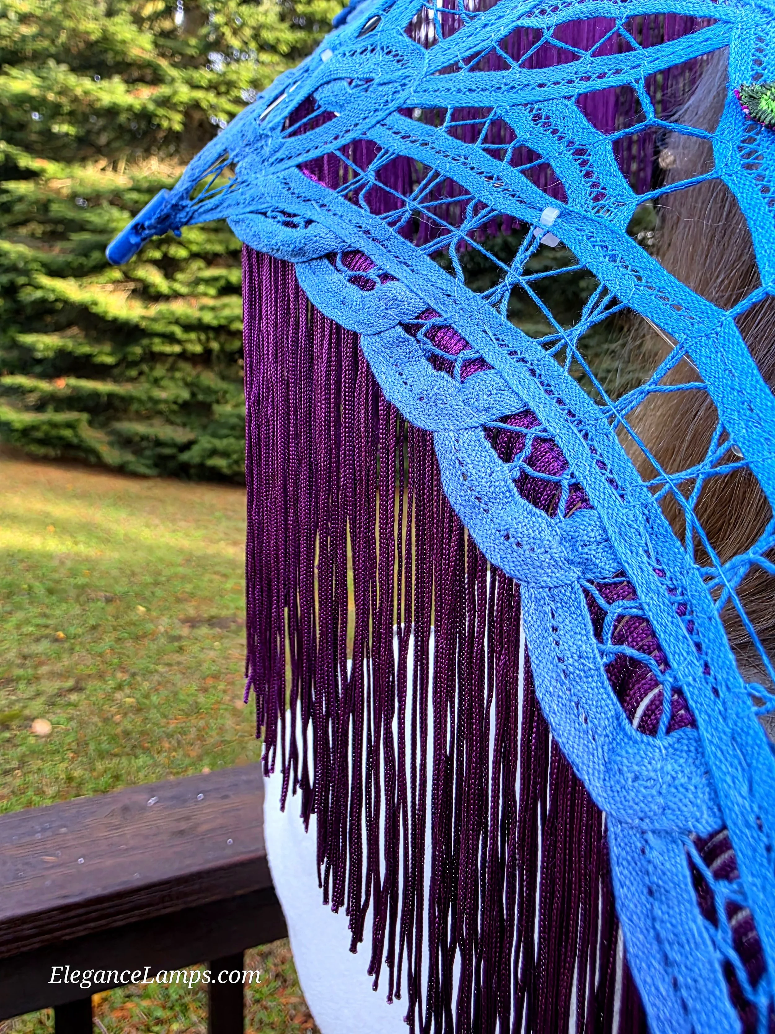 parasol with fringe