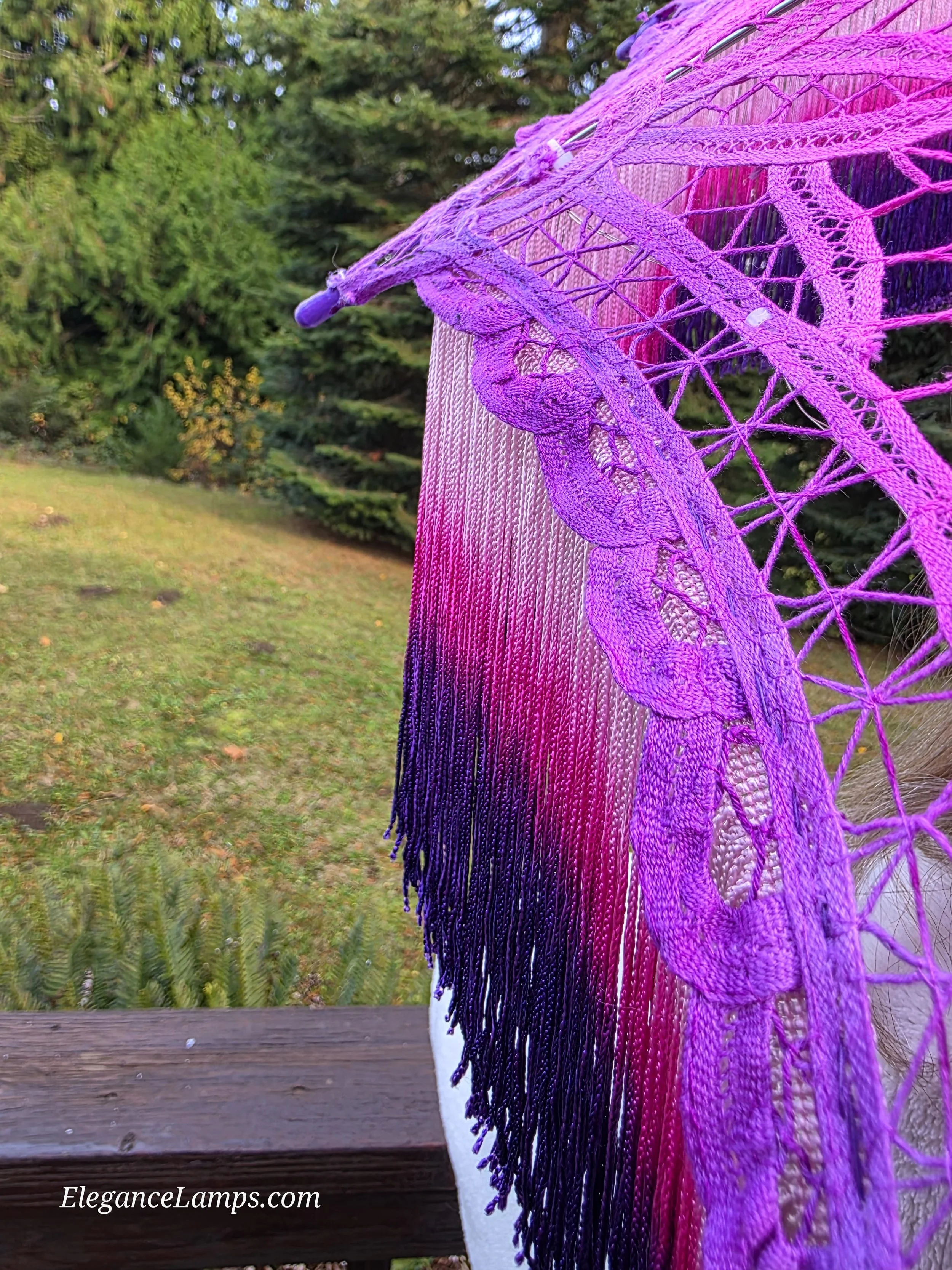 parasol with fringe