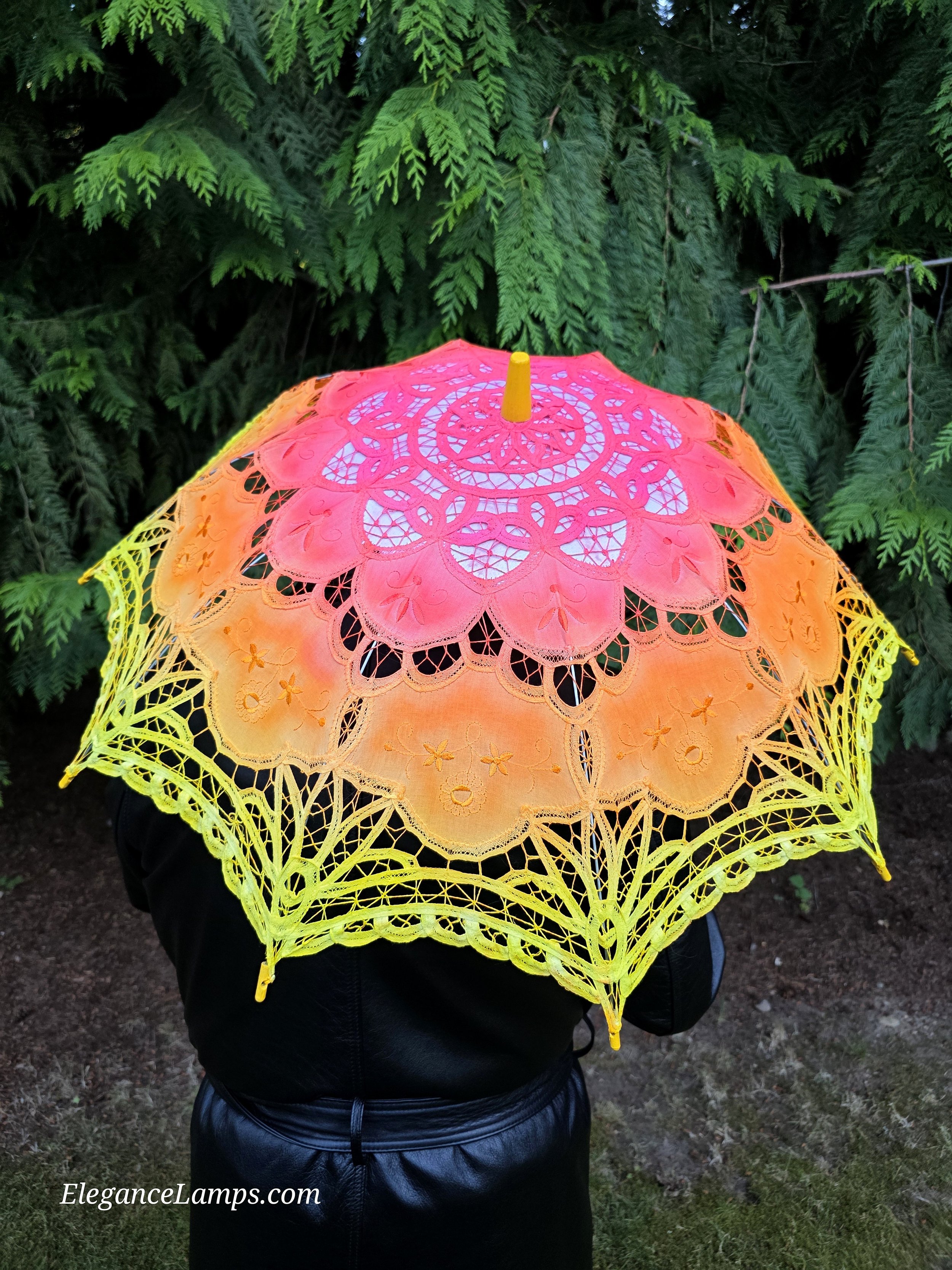 fashion parasol elegance lamps