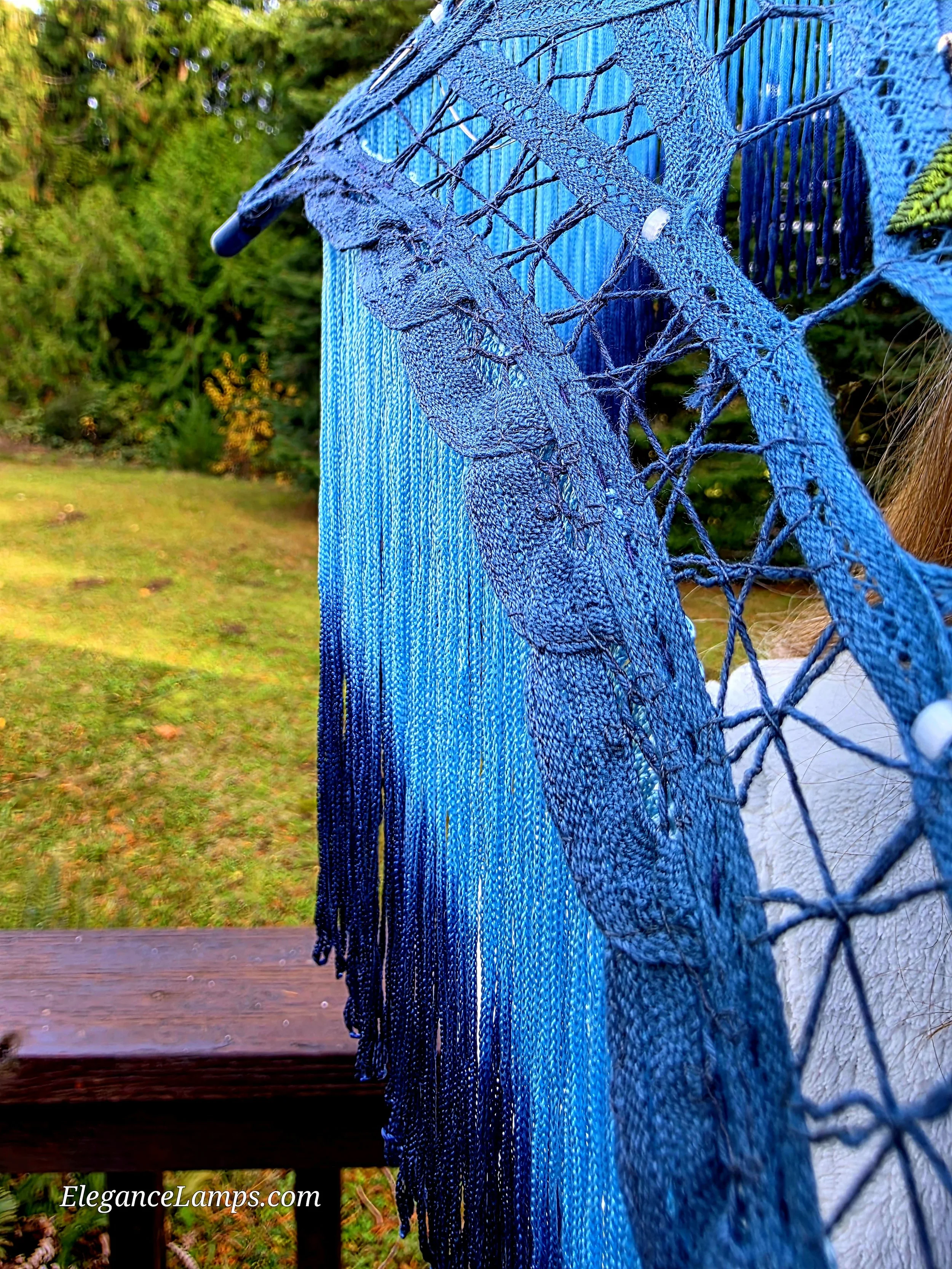 parasol with fringe