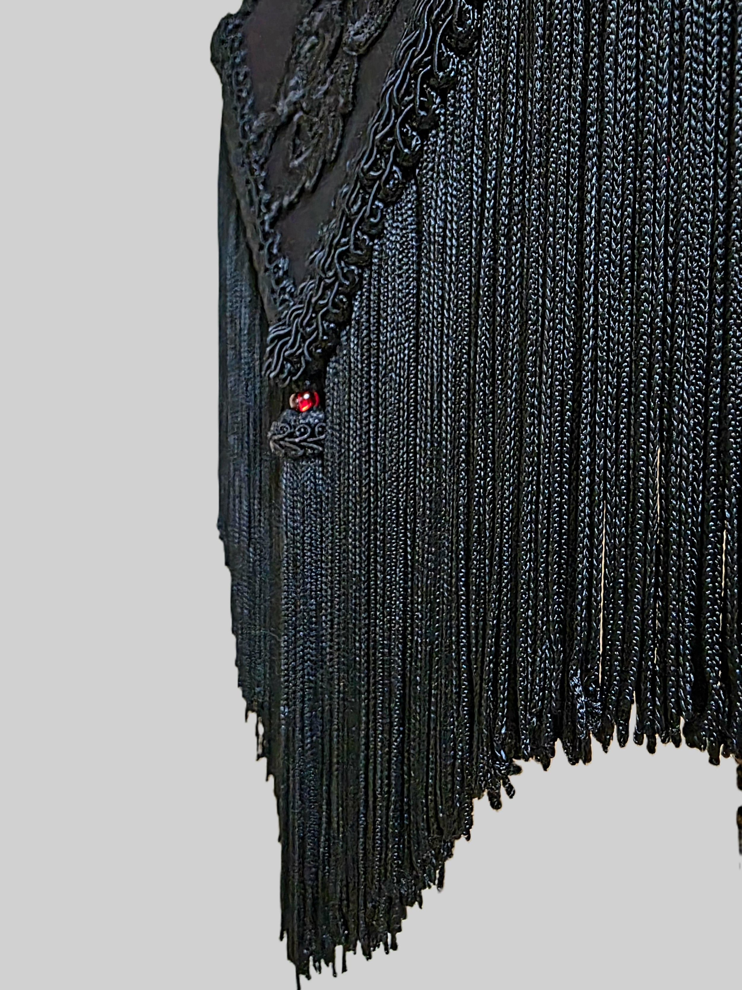 victorian lampshade fringe