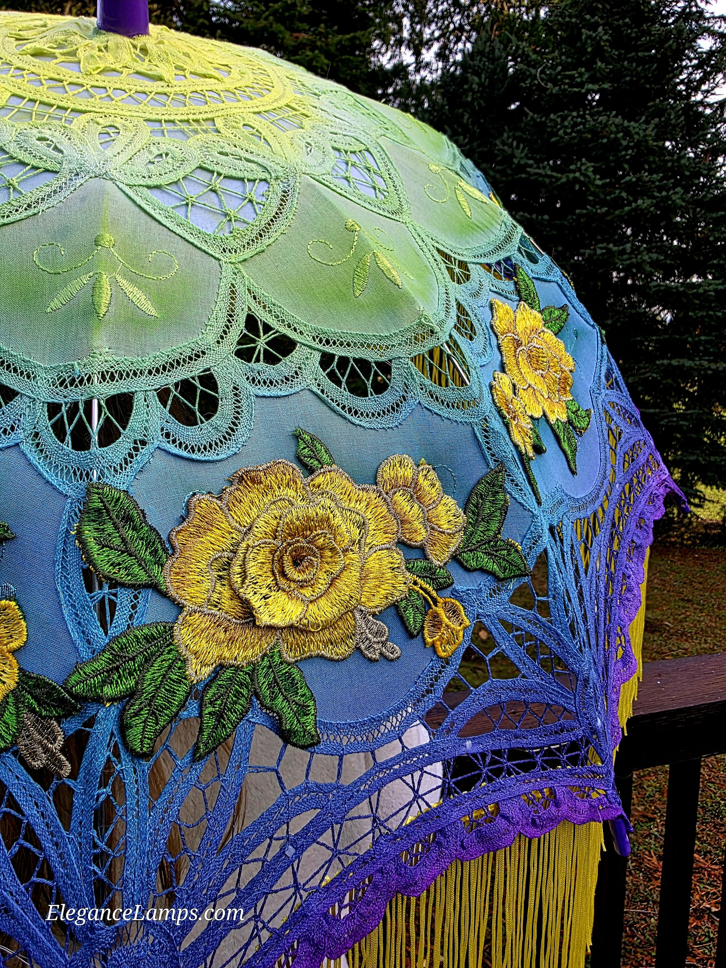 floral parasol eelgance lamps
