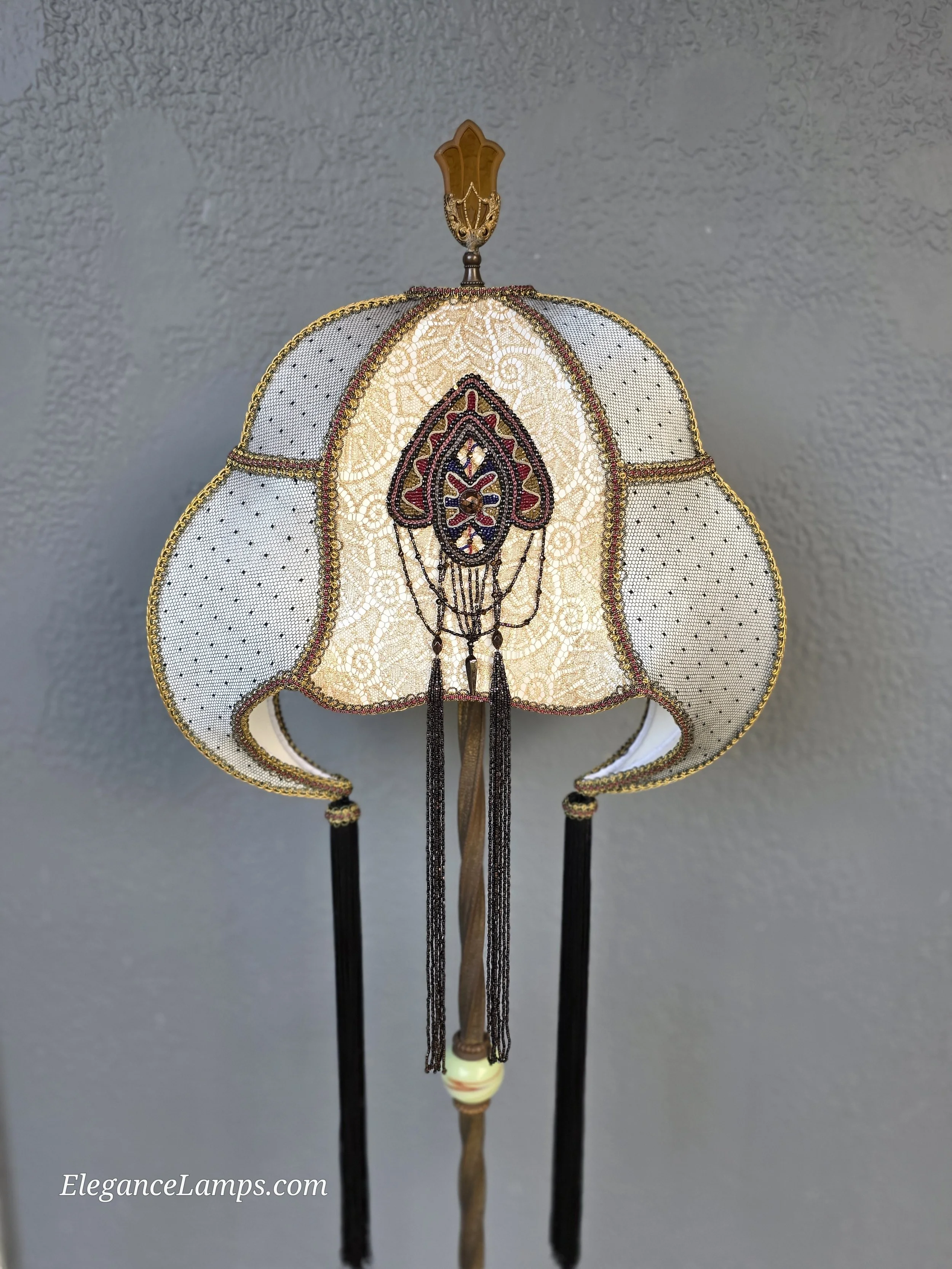 Victorian Lampshade for Floor Lamp Elegance Lamps