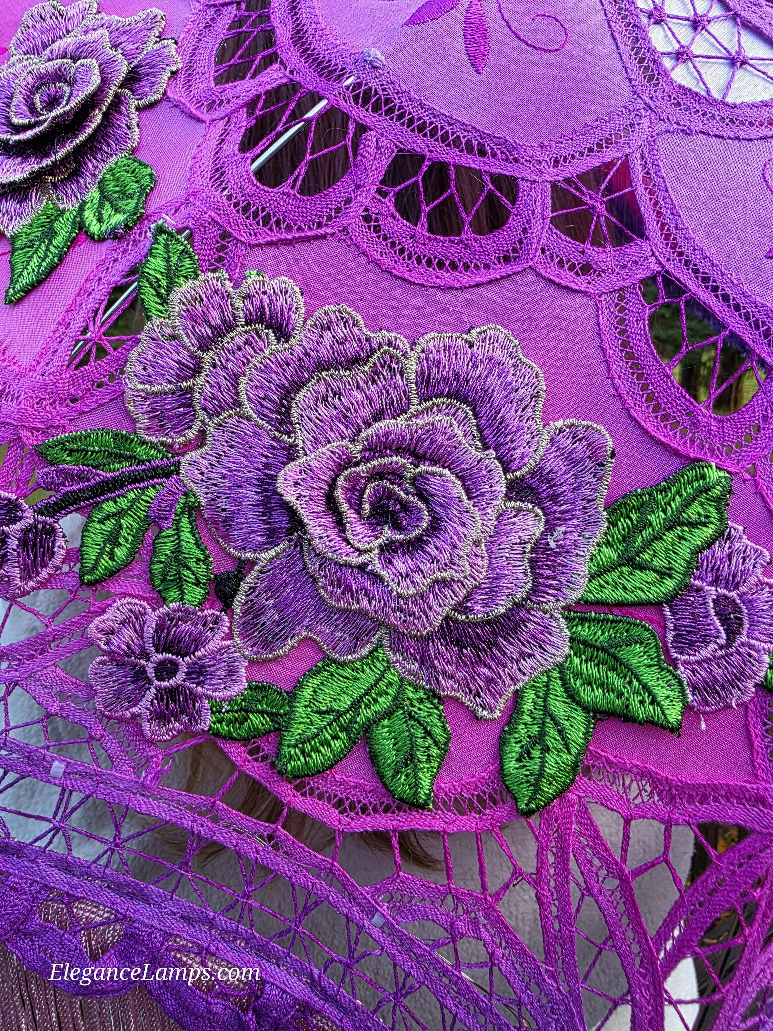 floral parasol elegance lamps