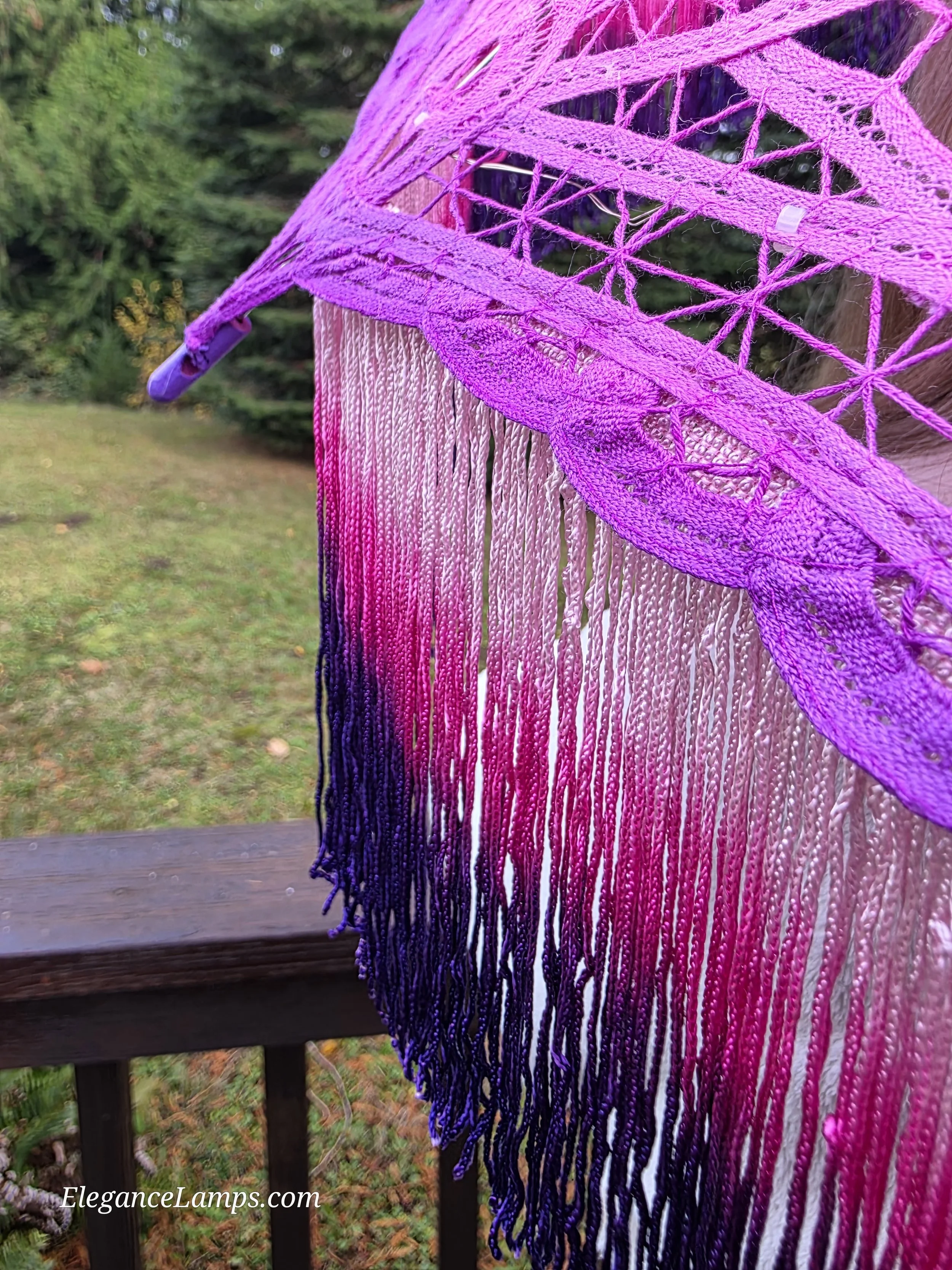 parasol with fringe