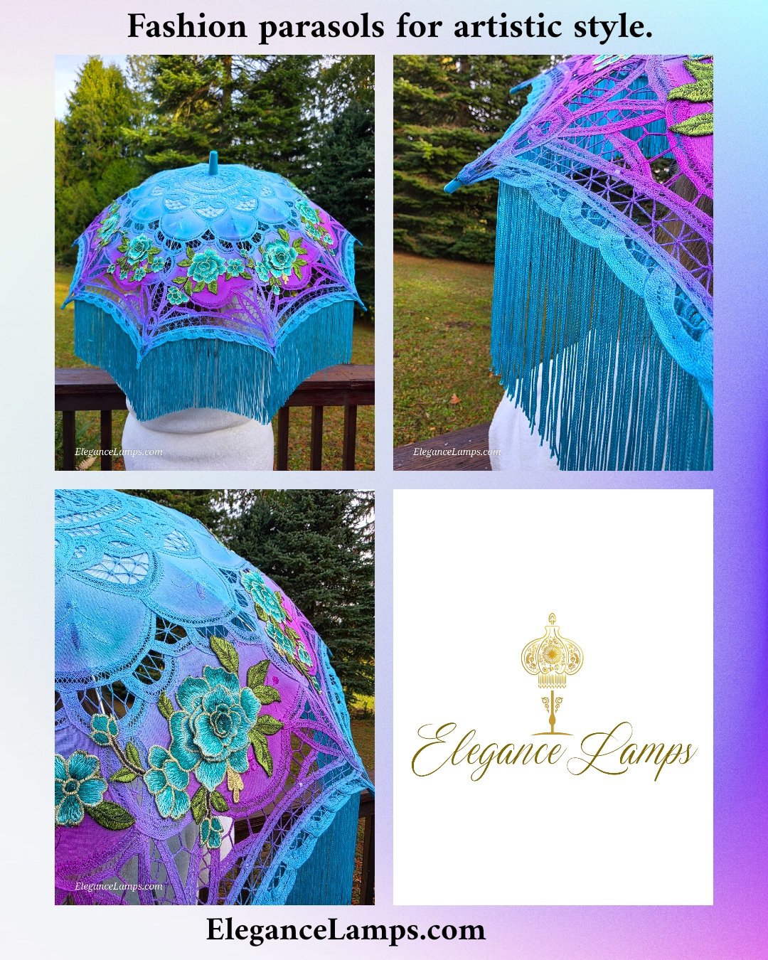 fahion parasol elegance lamps