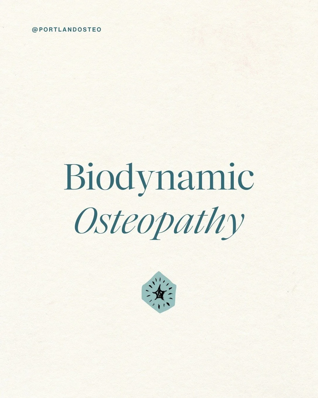 Biodynamic osteopathy is the traditional form of osteopathy that uses gentle hands-on contact to connect with the Health in your body and treat the whole person.

It works with the body&rsquo;s own healing capacity and nervous system, using a light t
