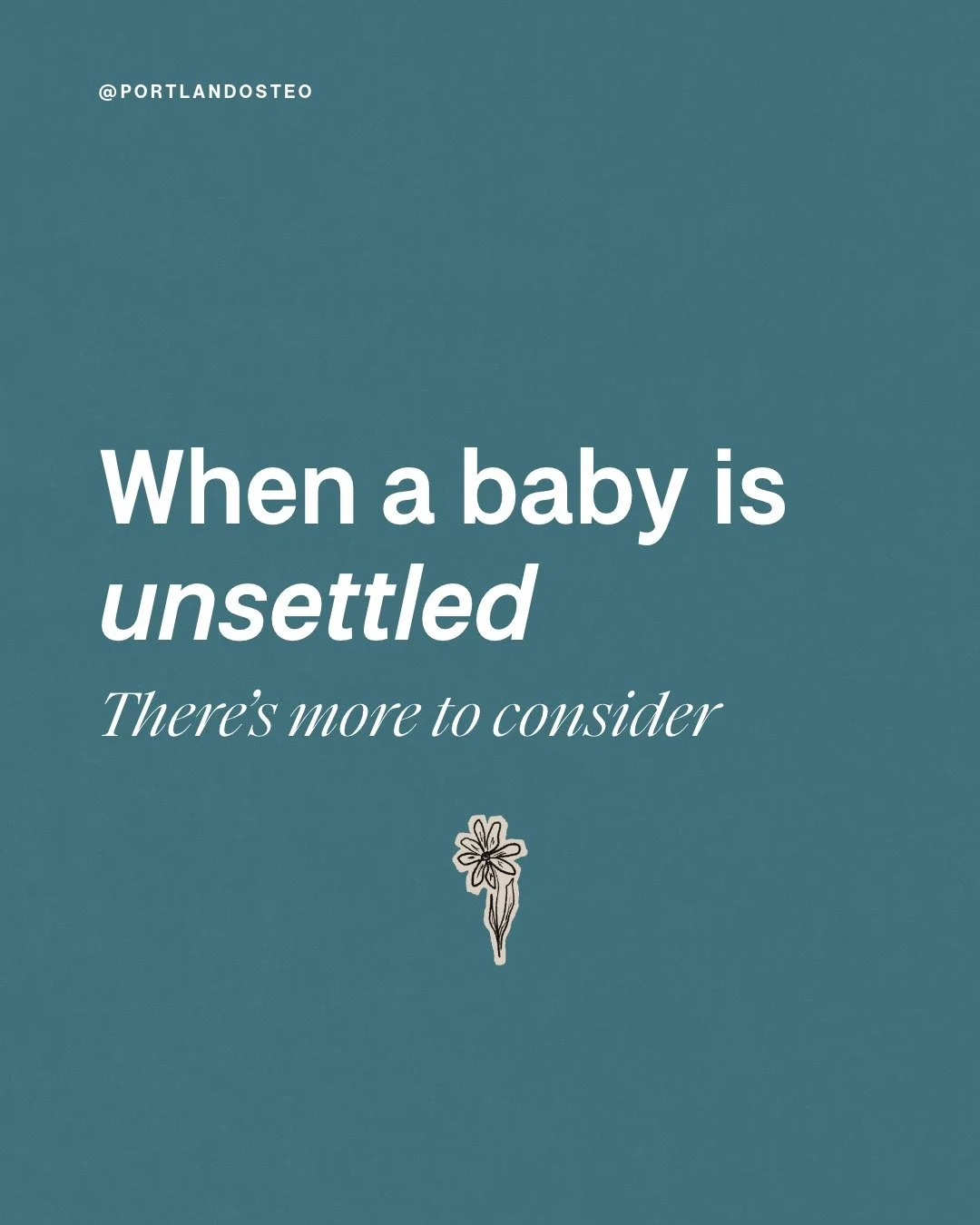 At your baby&rsquo;s first osteopathy appointment, I take the time to understand the full picture of what may be contributing to their discomfort or difficulty settling.

This includes a detailed conversation about pregnancy, birth and any interventi