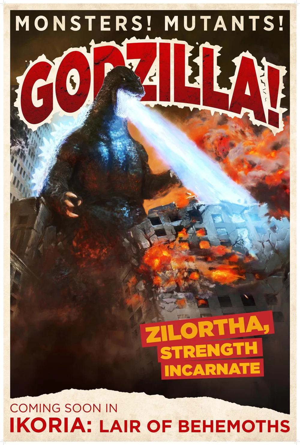 Godzilla Joins Magic The Gathering In Ikoria Lair Of Behemoths Explosion Network Independent Australian Reviews News Podcasts Opinions