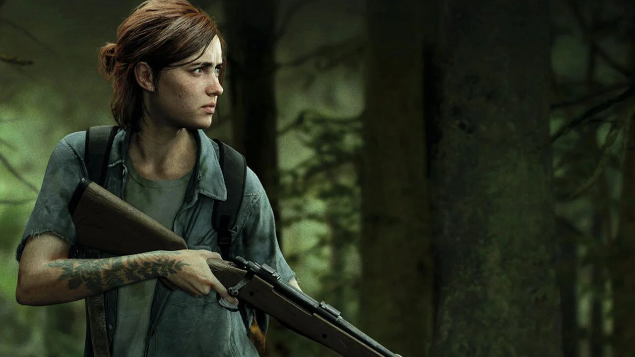 The last of us 2 Элли в лесу