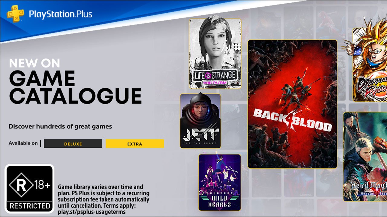 Update] PS Plus Extra/Deluxe Games - January 2023: Life Is Strange, Back 4  Blood, Devil May Cry 5 — Explosion Network | Independent Australian  Reviews, News, Podcasts, Opinions