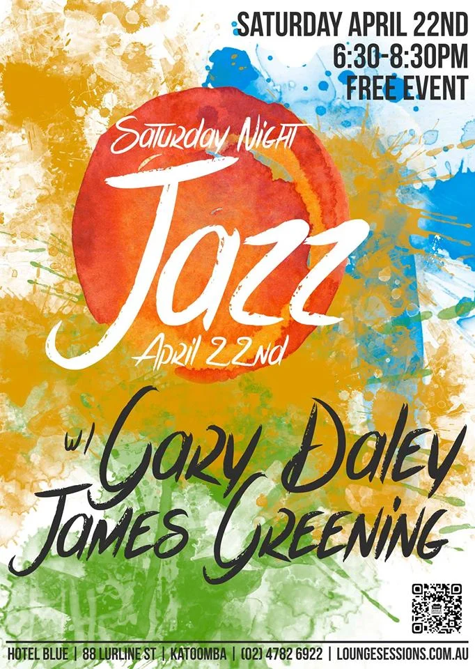 At Hotel Blue with Gary Daley 22 April