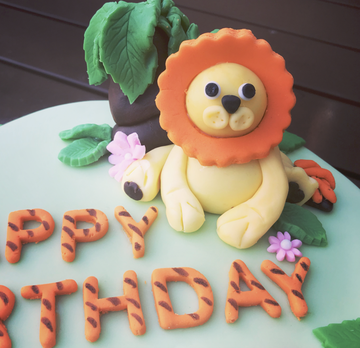 Lion Birthday Cake