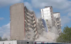 To højhuse gjort sprængningsklar
