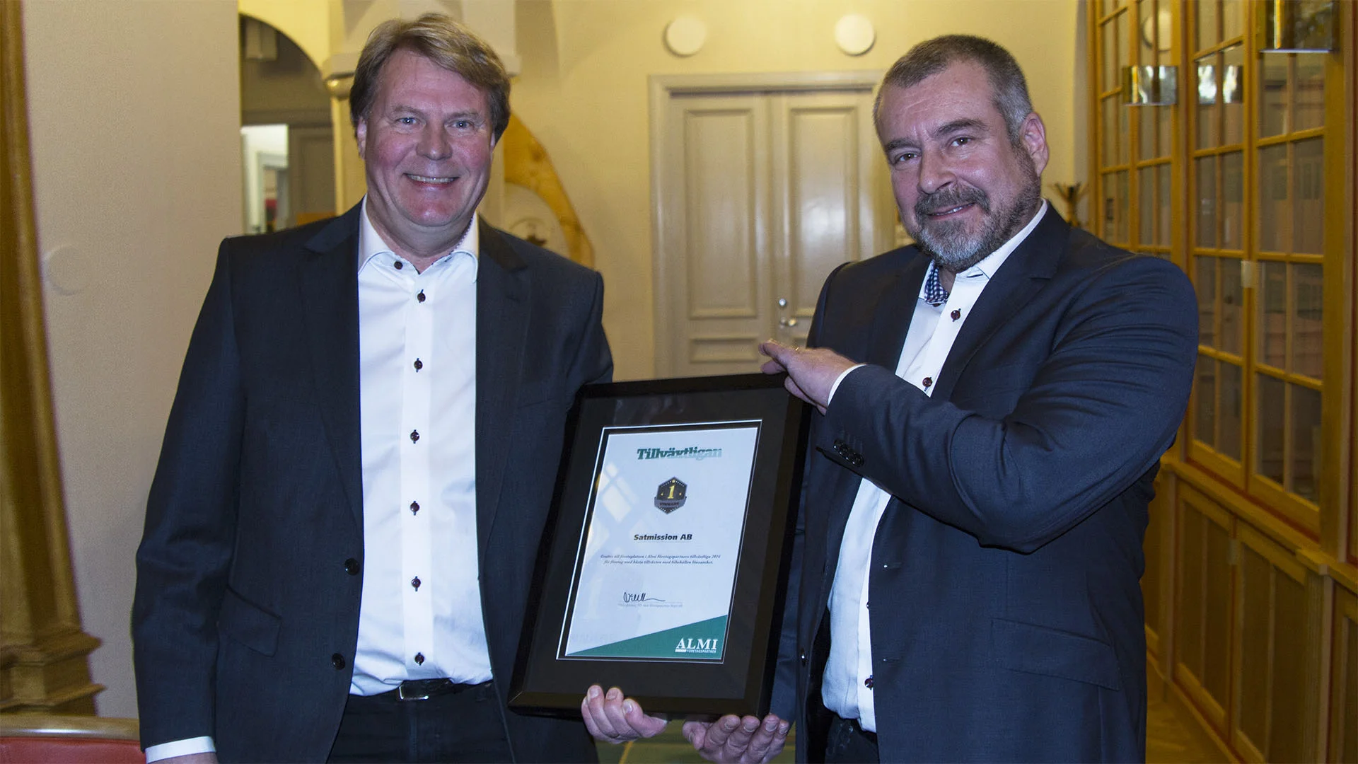 Satmission vinner Tillväxtligan i Norrbotten 2016