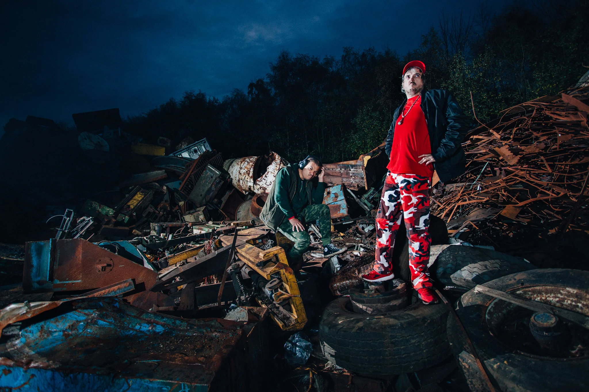 Tom Woollard Blog Skip Rap Hip Hop in a Bradford Junk Yard