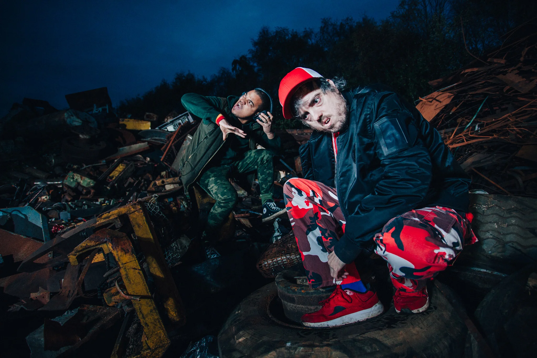 Tom Woollard Blog Skip Rap Hip Hop in a Bradford Junk Yard