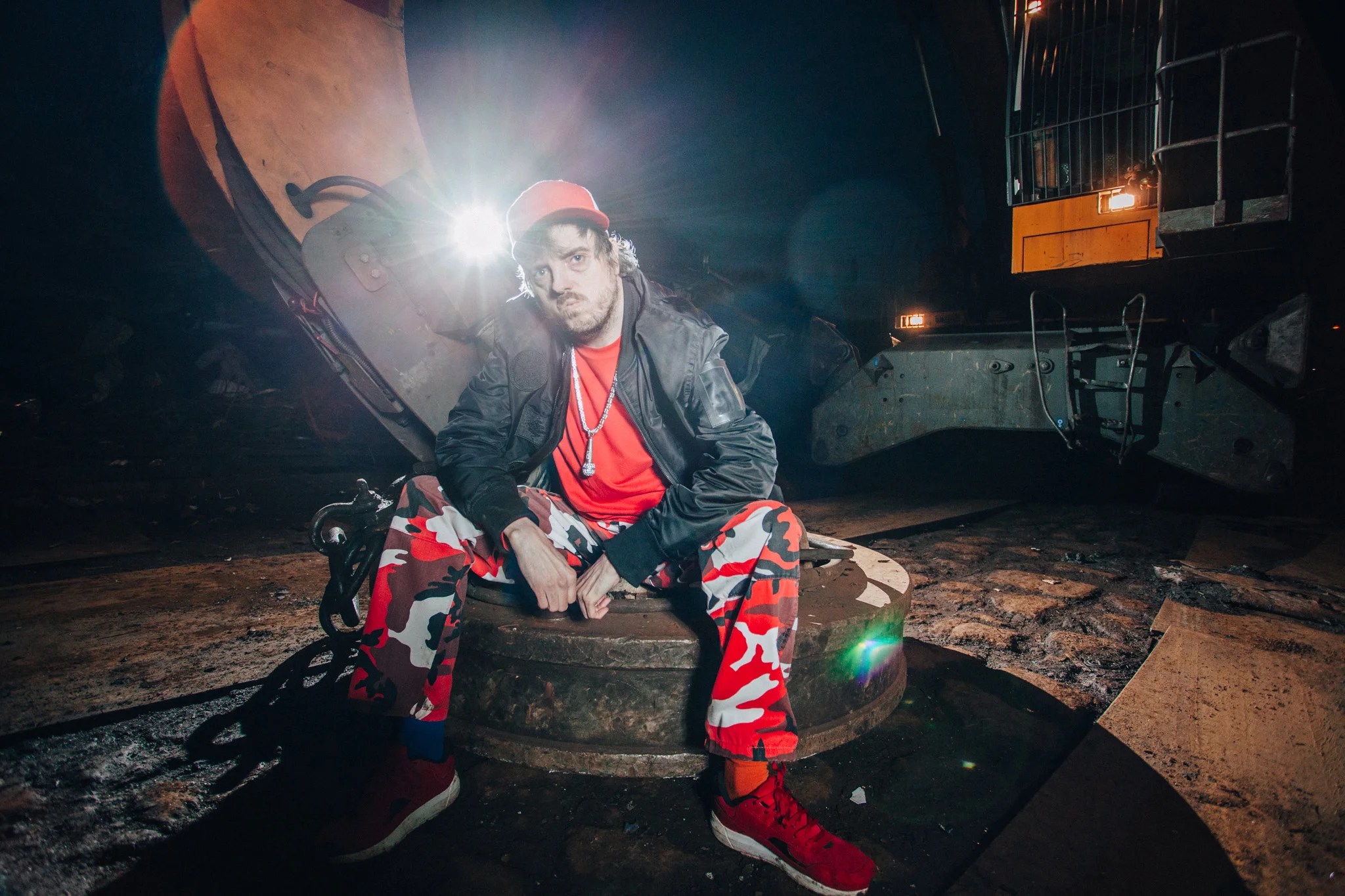 Tom Woollard Blog Skip Rap Hip Hop in a Bradford Junk Yard