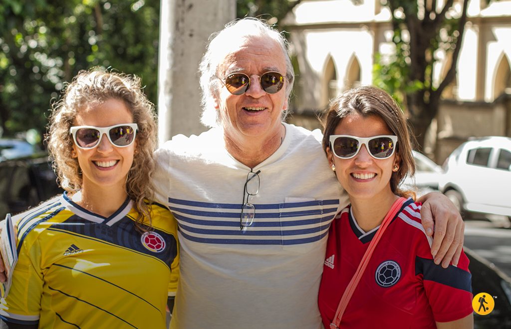 First day in Belo Horizonte with my daughters Laura and Monica