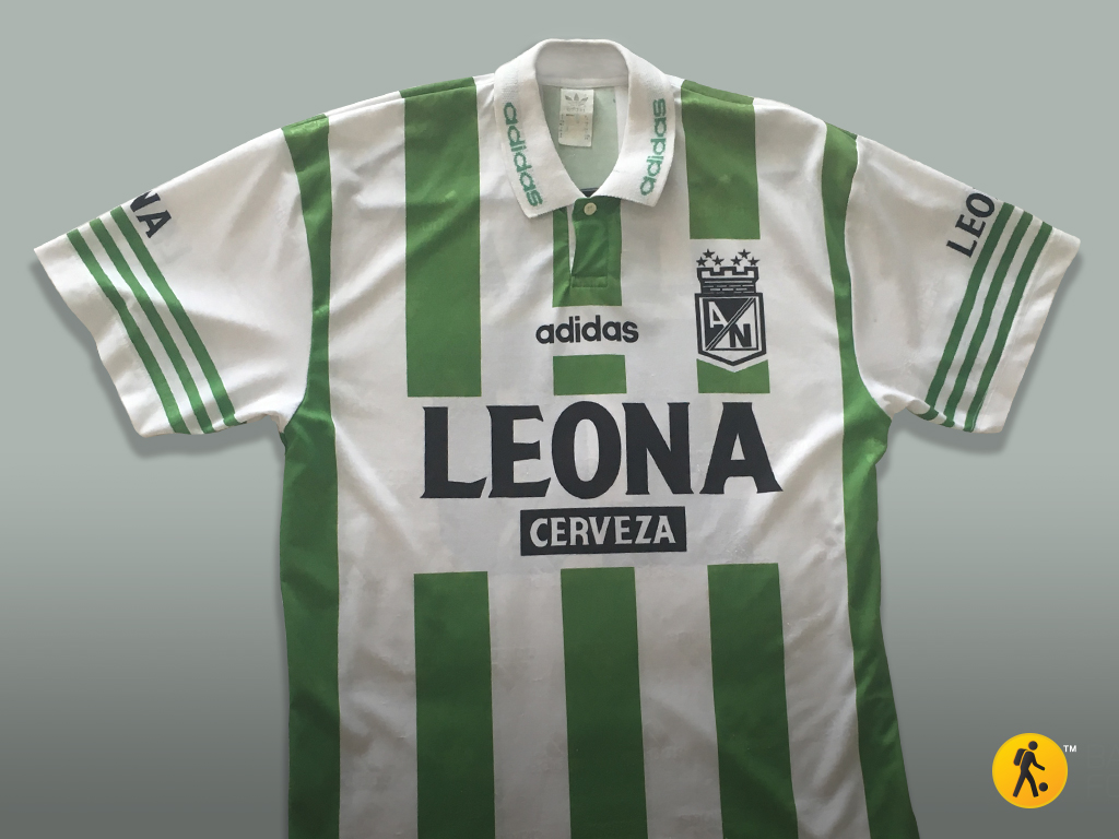A los 13 años use todos mis ahorros para comprar mi primera camiseta de Atlético Nacional. Temporada 1995-1996