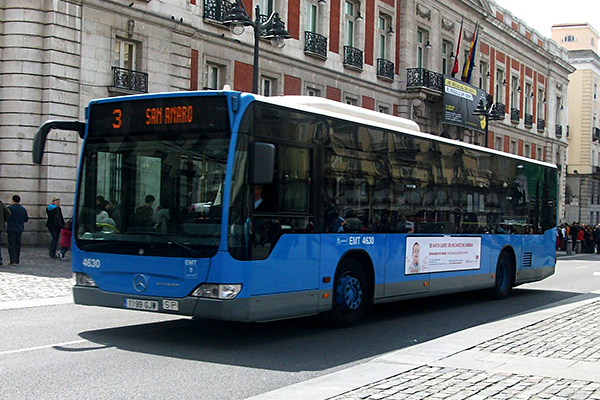 BUS | website Most public buses in Madrid run from 6am-11.30pm daily, with buses running every 10-15mins or so. Bus fares run for €1 per trip.