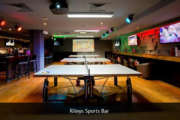 RILEYS SPORTS BAR | +44 20 7930 0393 Rileys Sports Bar is considered by many as the best place to watch football in London. The biggest bar in London with over 35 TVs, Rileys allows supporters to enjoy the game from almost every angle. Address: 80 Haymarket, London SW1Y 4TE 