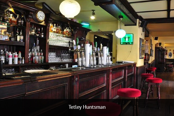  TETLEY HUNTSMAN | +39 011 669 6605 Tetley Huntsman is a two for one pub. It has an Irish and a Scottish pub put together to make one of largest bars in all of Turin. Located near Porta Nuova, football is constantly being screened in this bar. Address: Corso Vittorio Emanuele II, 43, 10123 