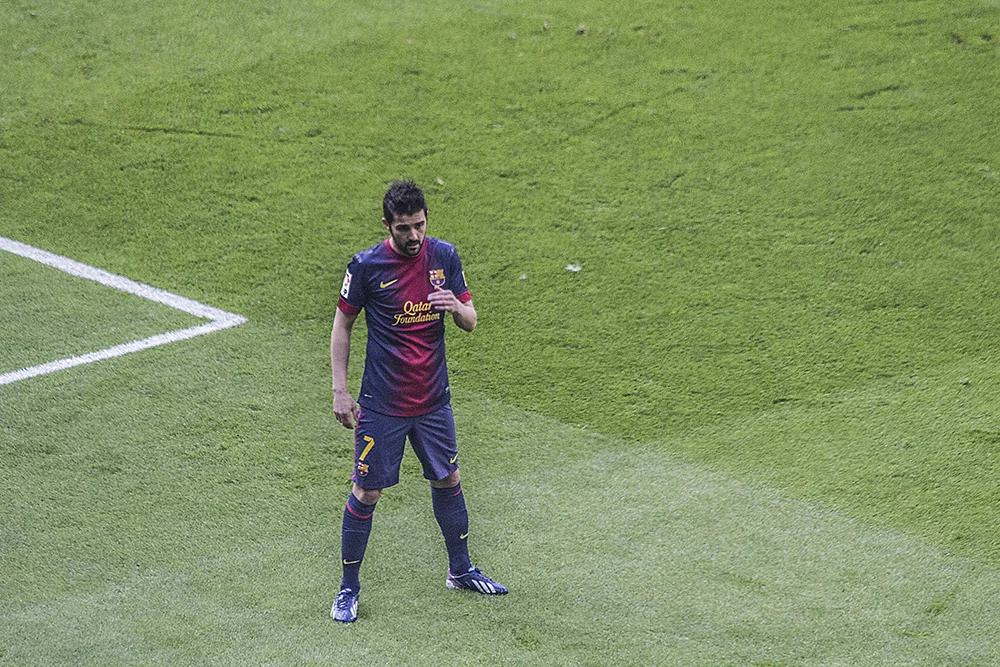 David Villa, one of our all-time favorite players.
