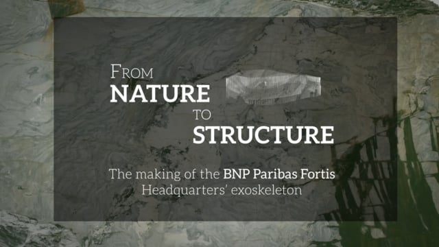 From nature to structure - the making of the BNP Paribas Fortis Headquarters' exoskeleton