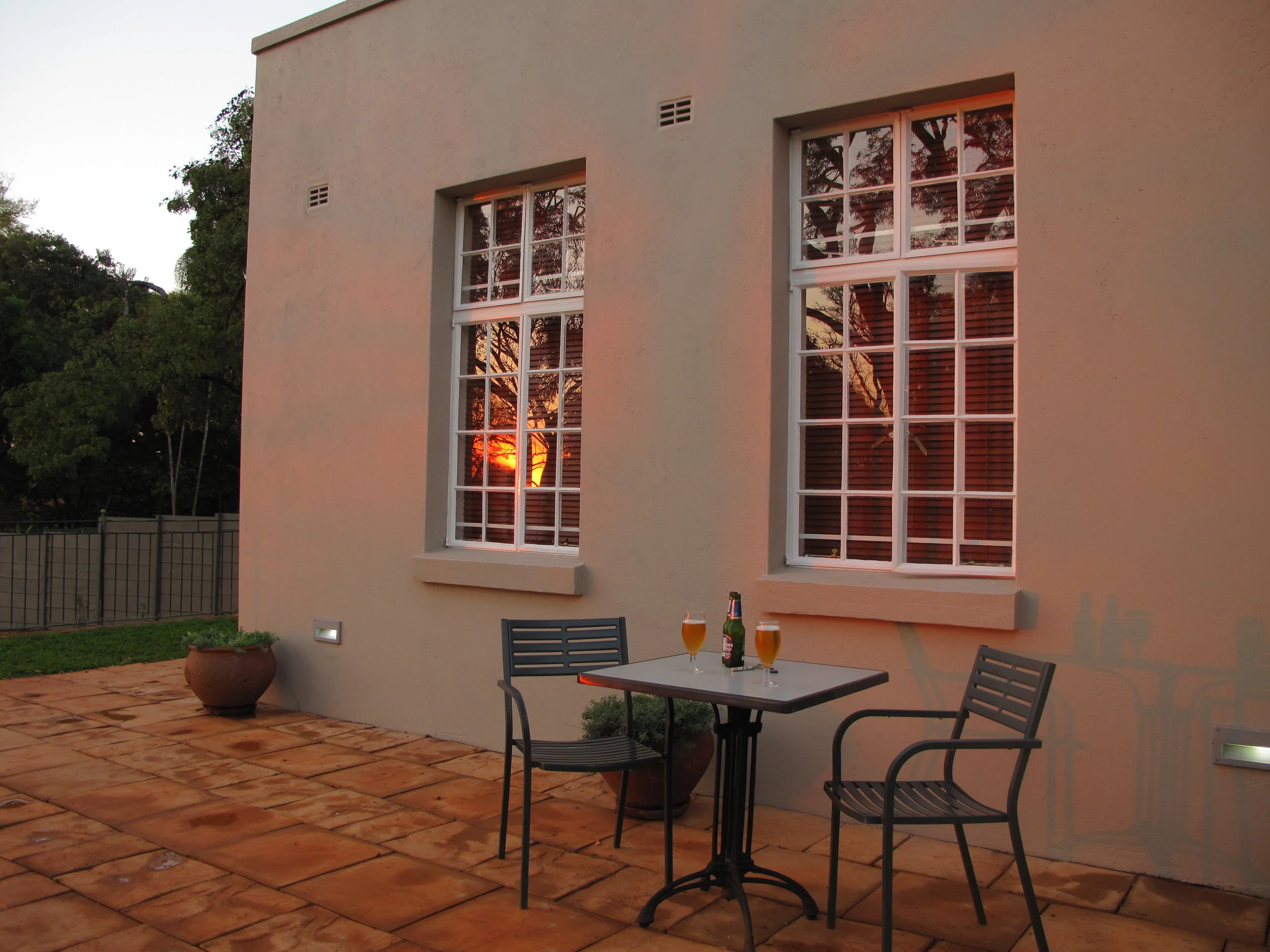 Evening Drink outside room No.1