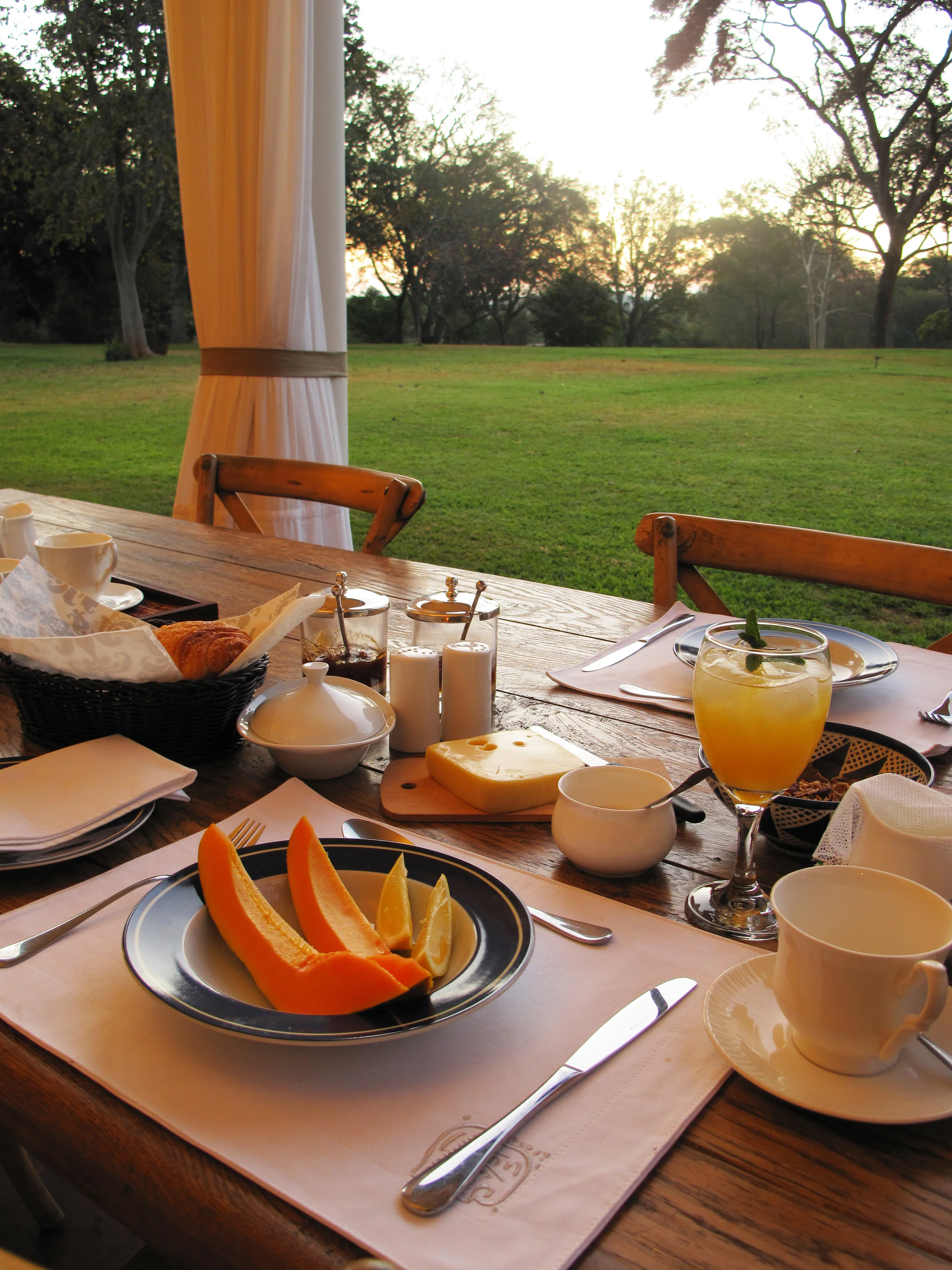 Breakfast on the terrace
