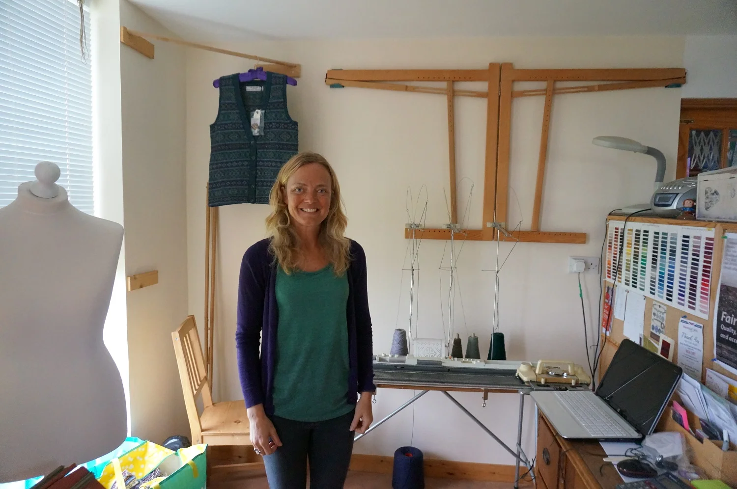 Holly Shaw in her workshop